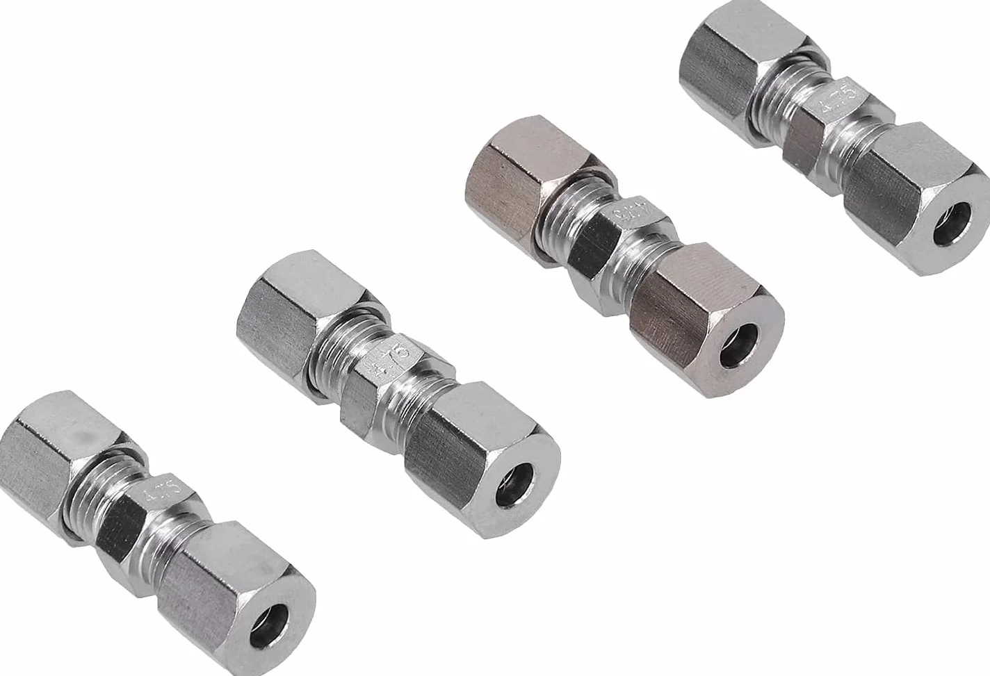 Connettori per linea del freno da 4,75 mm senza svasatura, doppio anello di taglio