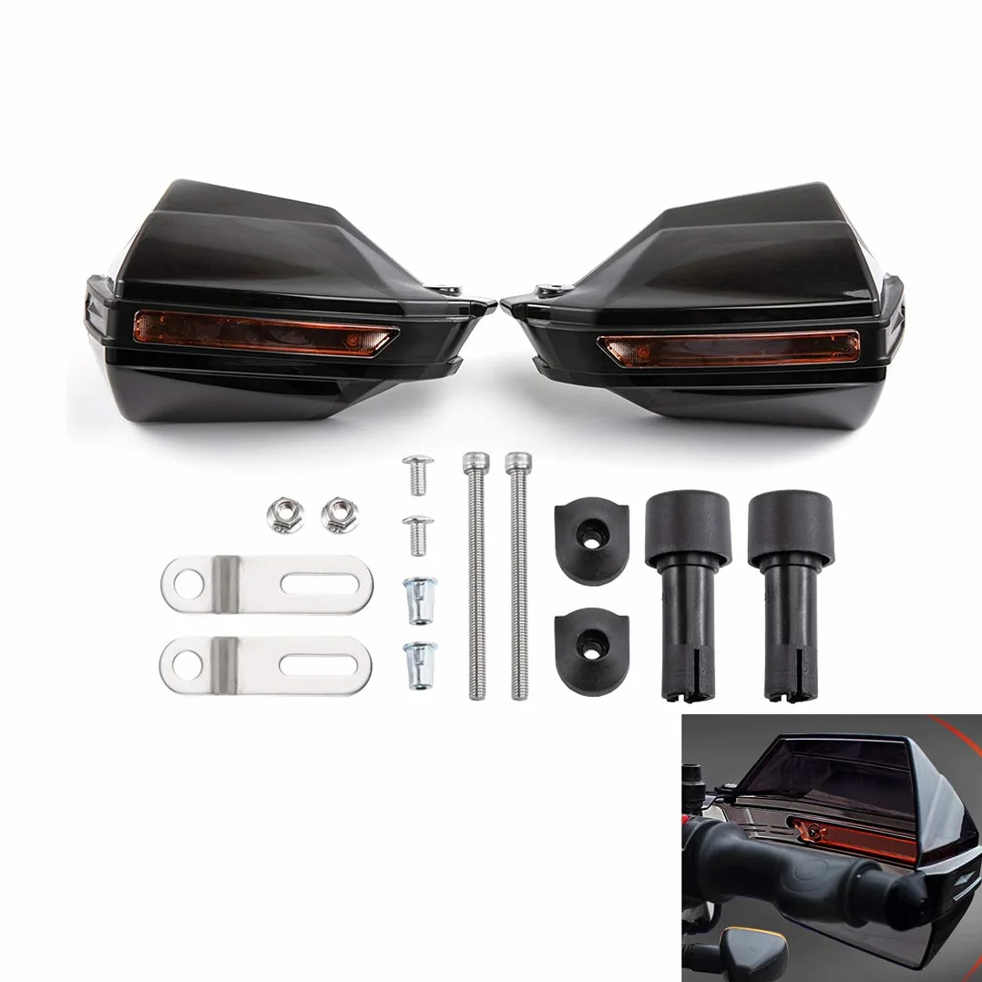 Protezione per maniglia manubrio motocicletta Scooter antivento Nero Modello A