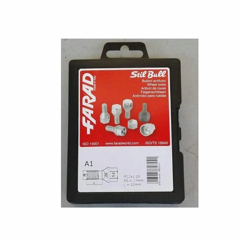 BULLONI PERNI VITI ANTIFURTO PER RUOTE CERCHIO IN LEGA COMPATIBILI OPEL Astra 12/2009+