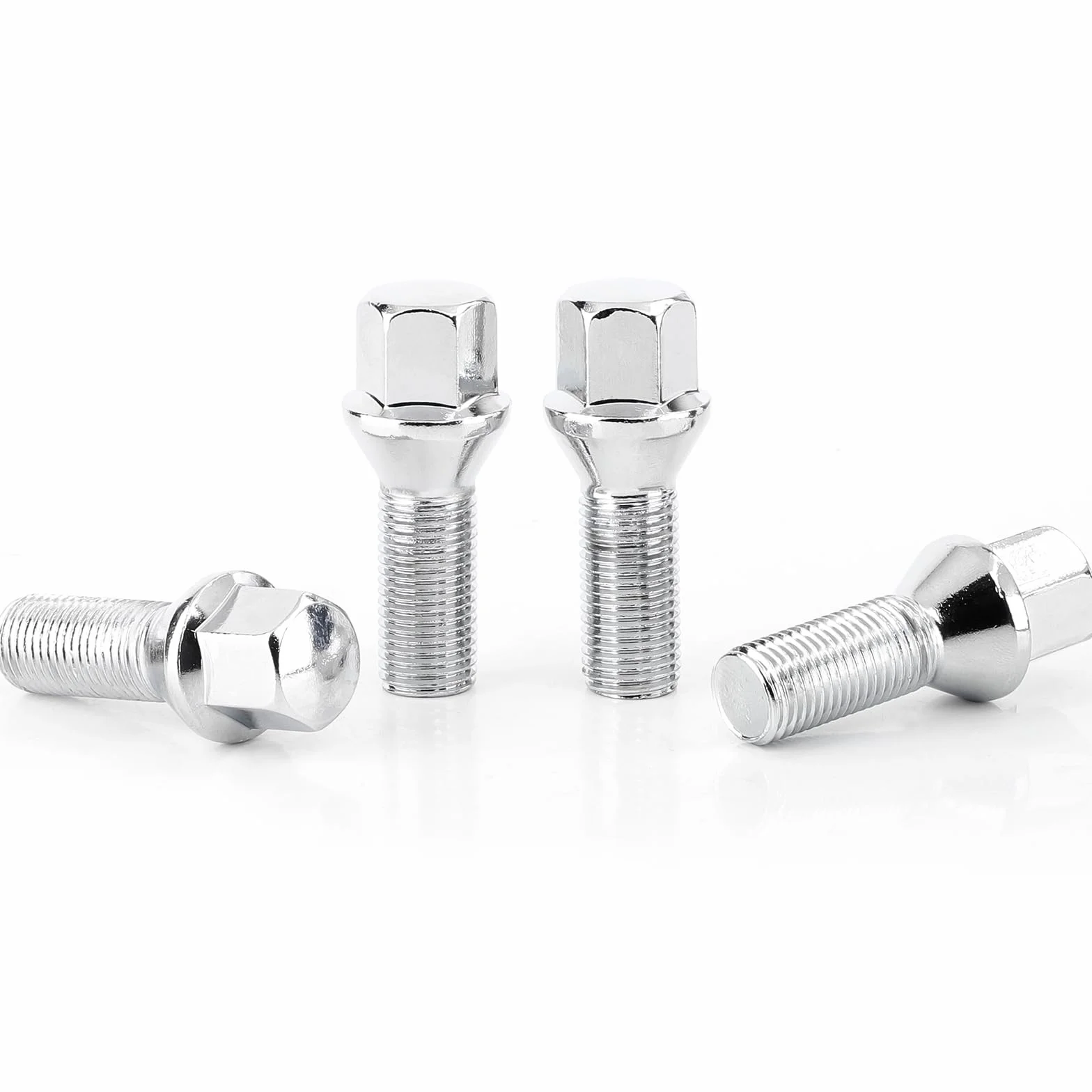 Bulloni per ruota M12 x 1,5 x 28 mm conico SW 17 mm compatibili BMW