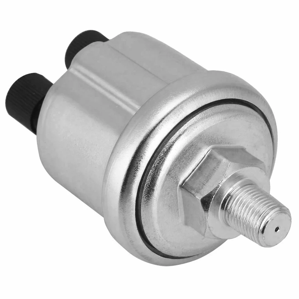Sensore di pressione olio olio, misuratore di pressione filettatura 1 / 8NPT, unità sensore di pressione motore auto 0-10 bar per, acqua, olio, gas
