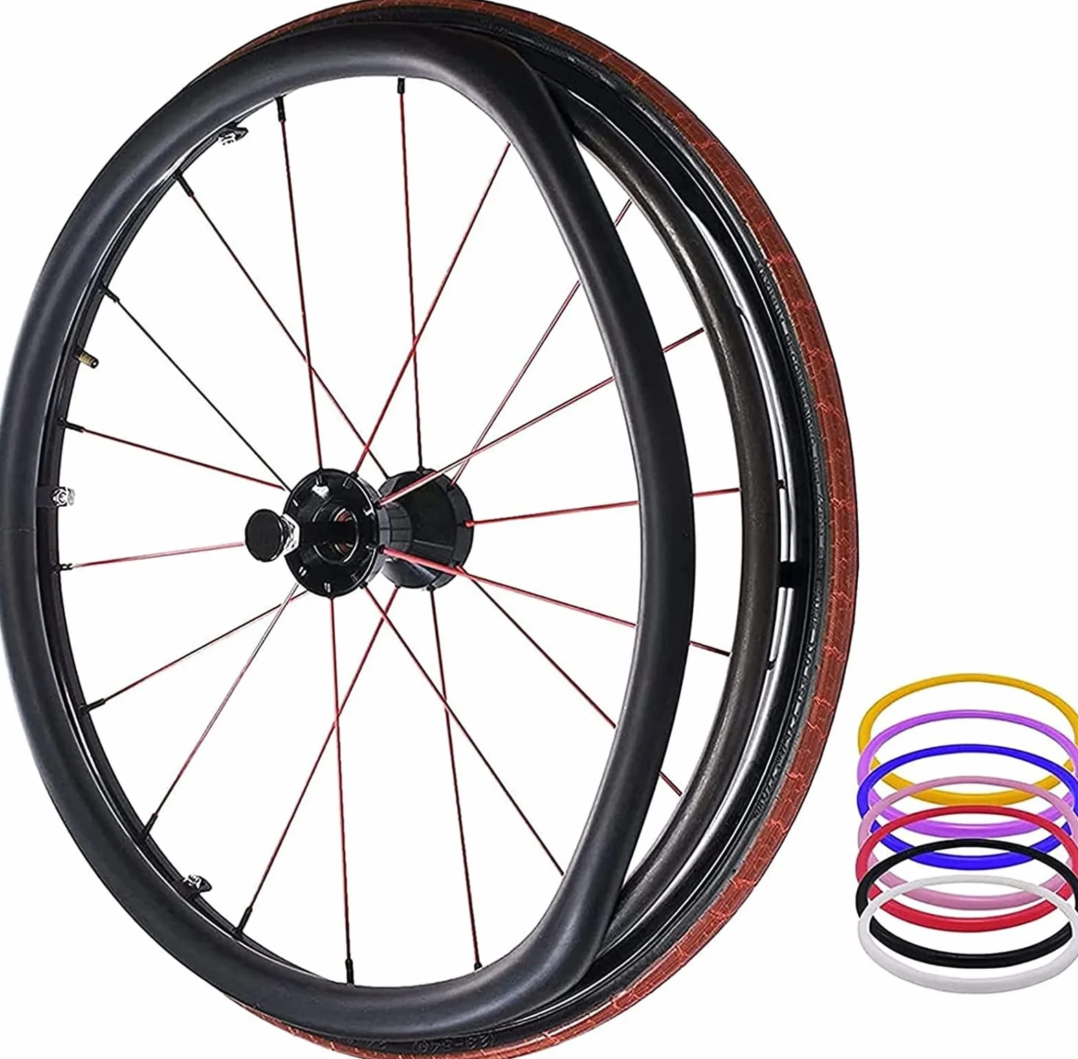 Coperture per bordo di spinta per sedia a rotelle, coperture protettive antiscivolo, 1 paio