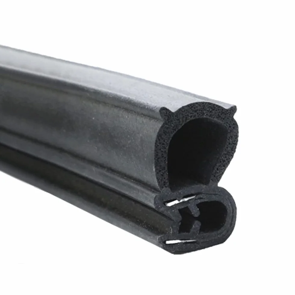 ETOPARS 118" Pollice Guarnizione in Gomma per Porta Auto Protezioni del Bordo della Portiera Forma U Striscia di Tenuta con Lampadina Laterale per Auto Barca 10mm X 17mm