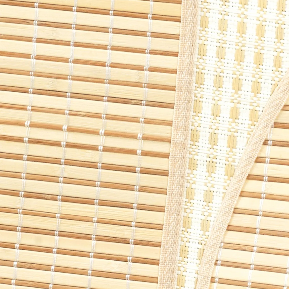 Bottari 12150 Schienale Estivo per Auto Wood Fibra Naturale di Bambù Beige