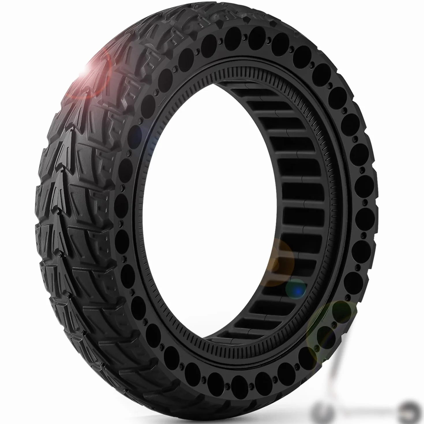 1PCS Ruota 60/70-6.5 Monopattino Elettrico, Copertone Monopattino 10x2.50-6.5 Compatibile con Ninebot G30/G30D/G30LP/G30D/Max G30/G30 2, 10x2.5 Gomma Piena Pneumatici per Hiboy S2 Pro/S2 Max