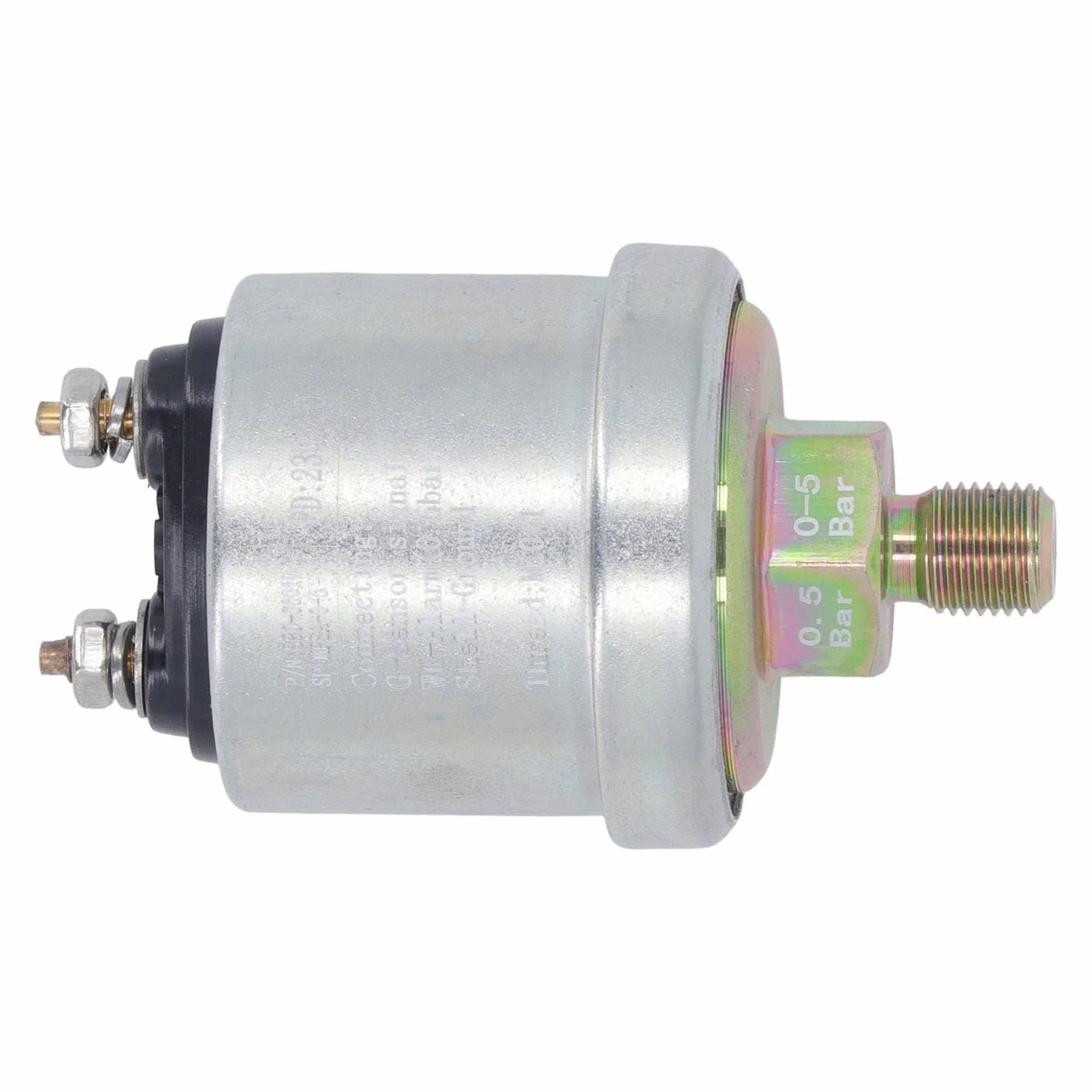 Sensore di Pressione Olio Motore in Ottone, M10x1 Filettatura Maschio 1/8NPT, Alta Pressione 0-5 bar, Resistente al Calore