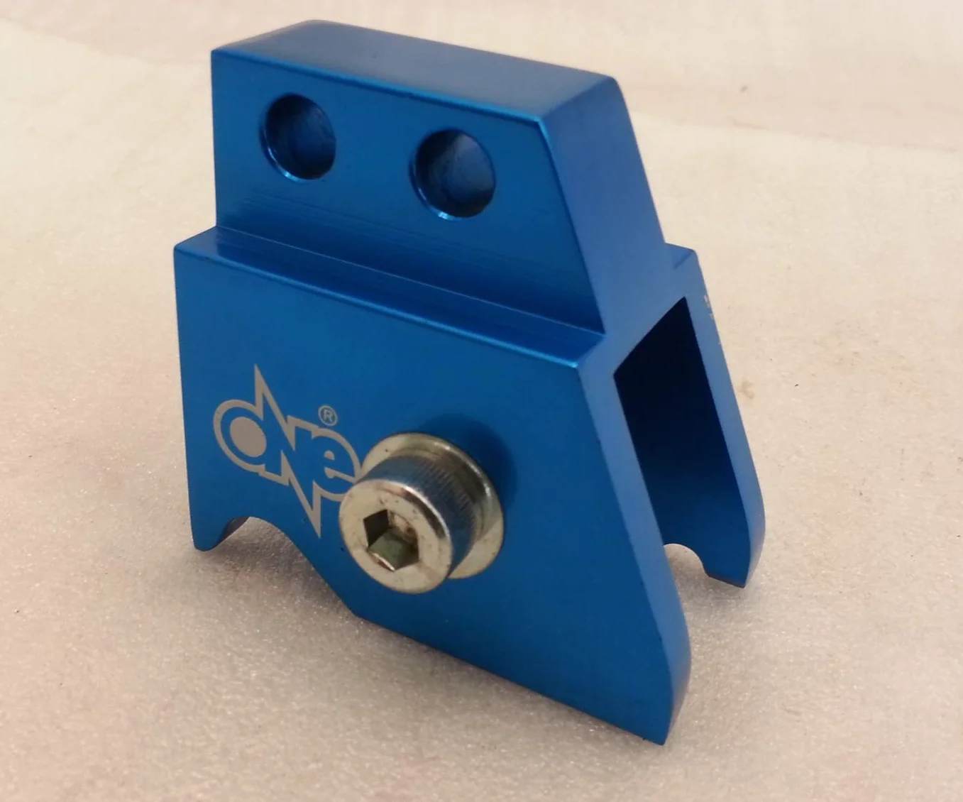 Camamoto rialzo ammortizzatore scooter orizzontale verticale 2 regolazioni blu anodizzato