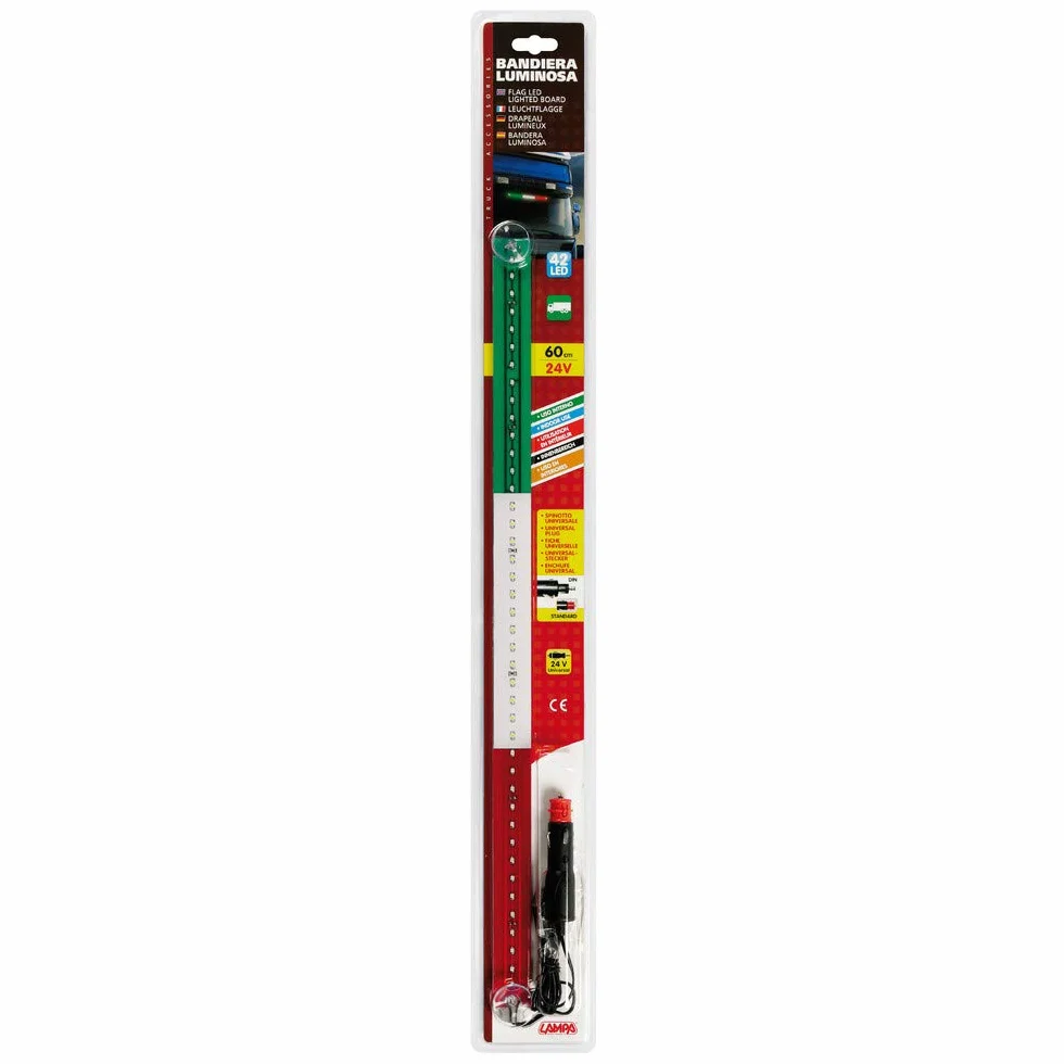 Lampa Bandiera Luminosa 60 cm 42 LED 24V Italia