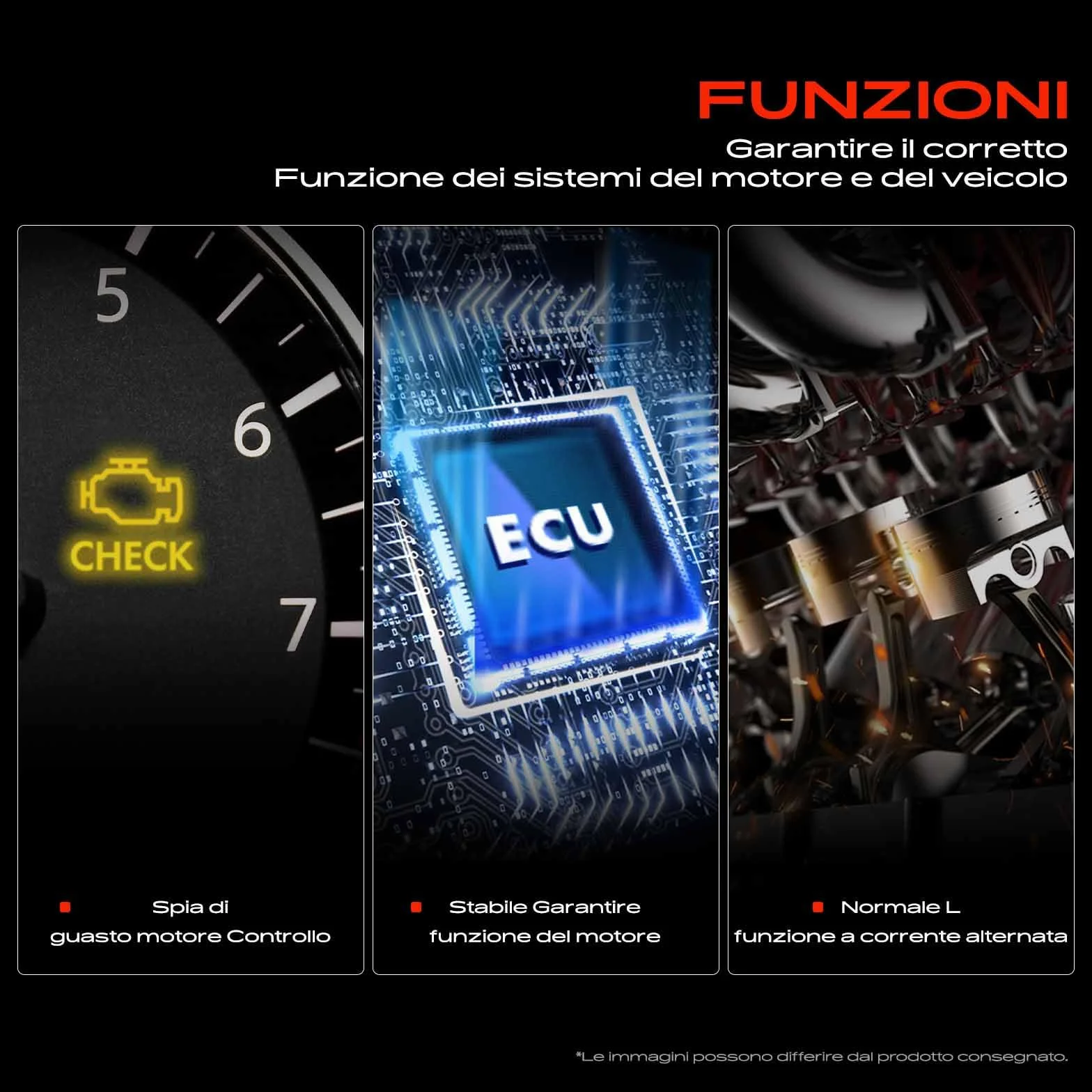 Frankberg Sensore pressione differenziale Pressione gas di scarico Compatibile con K.u.g.a II DM2 Mondeo IV Turnier BA7 Focus III Turnier K.u.g.a I Fiesta VI CB1 CCN Replace# 9663480880