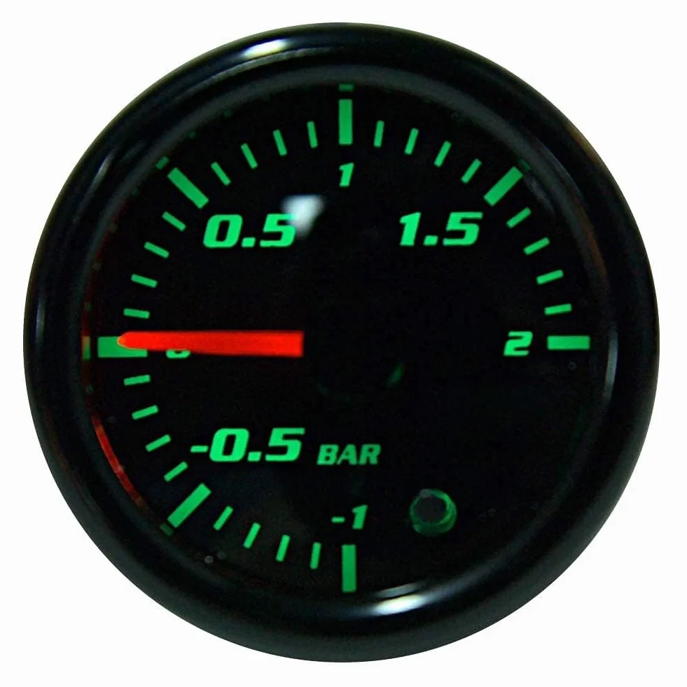 Kit misuratore turbo boost, display a LED universale 2 "52mm Misuratore turbo boost per moto con sensore