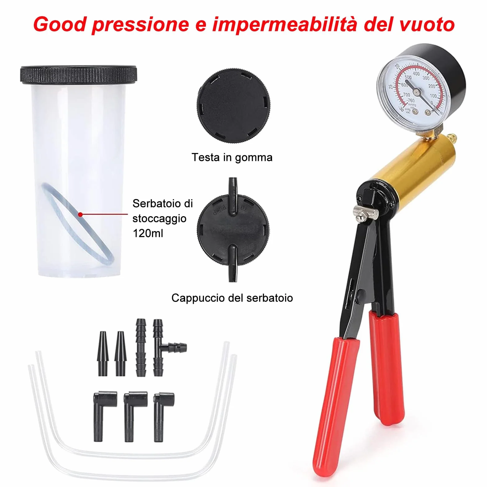 Freni Auto Kit Spurgo Liquido Freni Pompa Manuale Svuotare