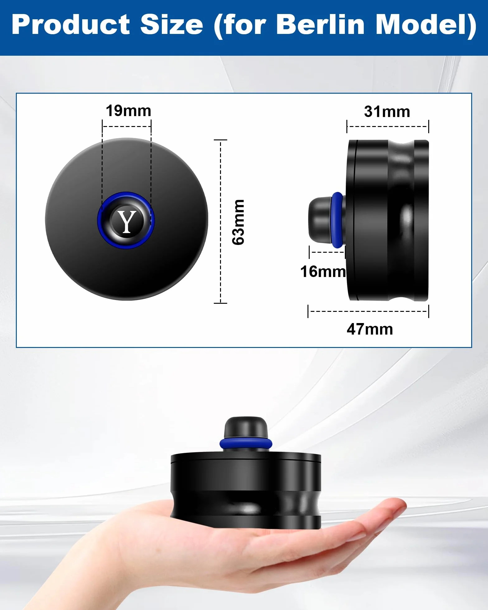 RUIZHI 4PC Jack Pad Gomma per Cric Tesla Model Y Berlin 20mm Tampone in Gomma Protezione Batterie Telaio