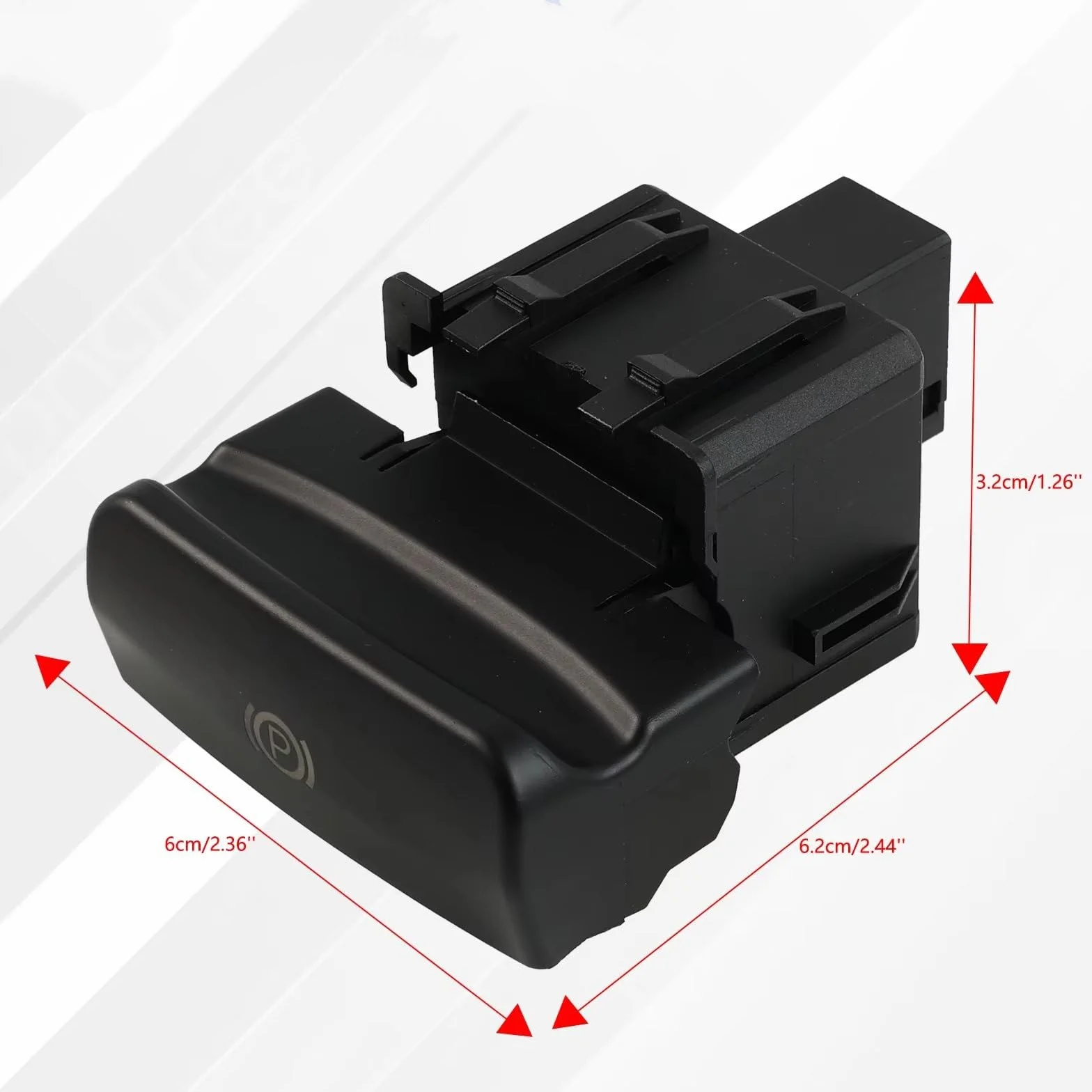 Interruttore Controllo Freno A Mano Freno Stazionamento Elettronico Pulsante P Compatibile Con Citroen C4 II 2009-2020 DS4 2010-2023 DS5 2011-2023 DS6 14-23 Pulsante Freno