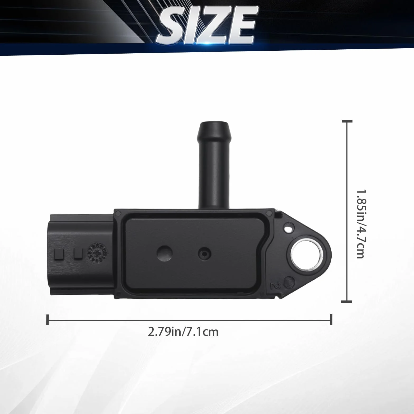 DPF Sensore pressione differenziale scarico per Renault Grand Scenic 2009-2016 44 06 819 4420807 H8200741321