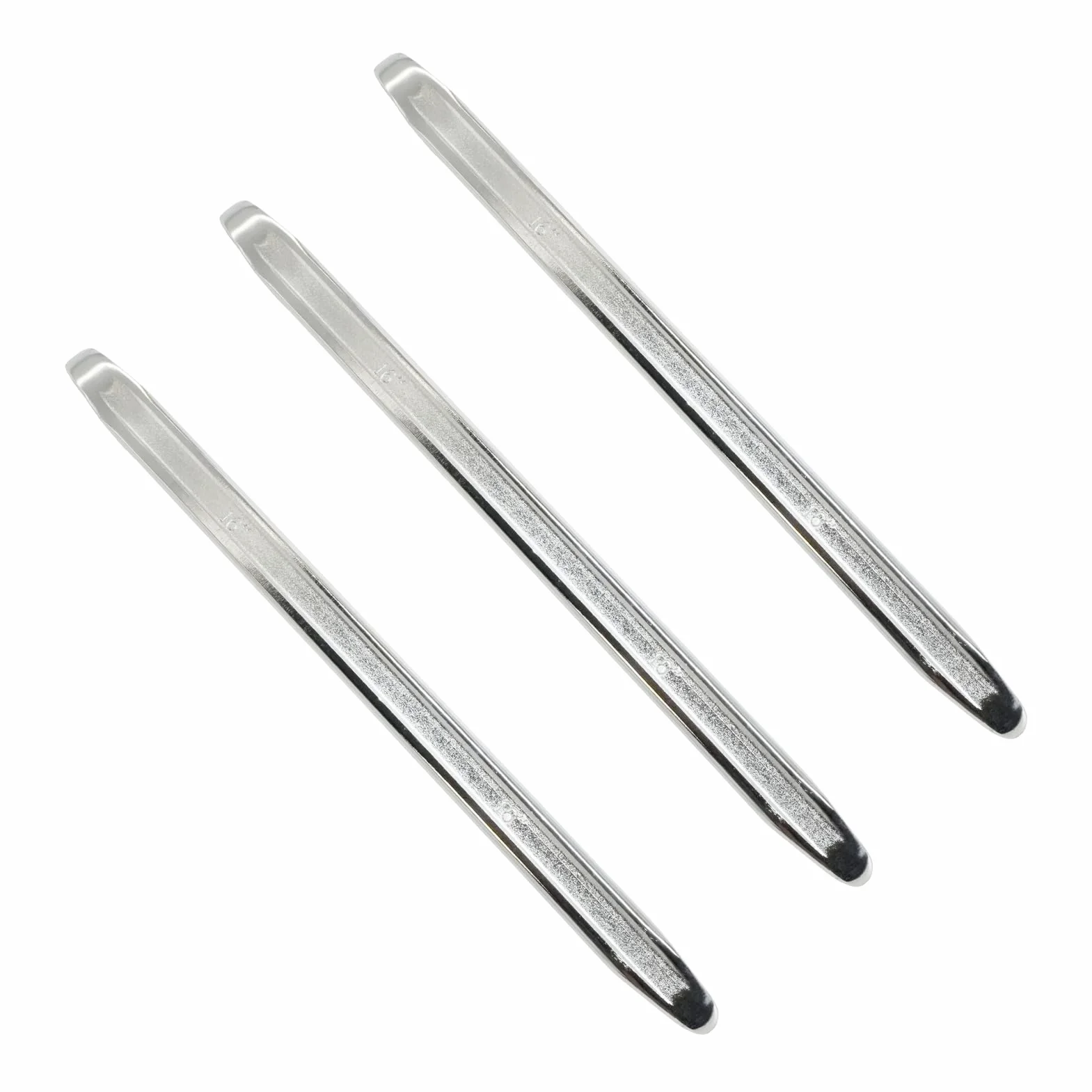 Strumento per Smontaggio Pneumatici 40 cm Acciaio Inox Cromato Leva per Pneumatici Manuale Utensili Riparazione