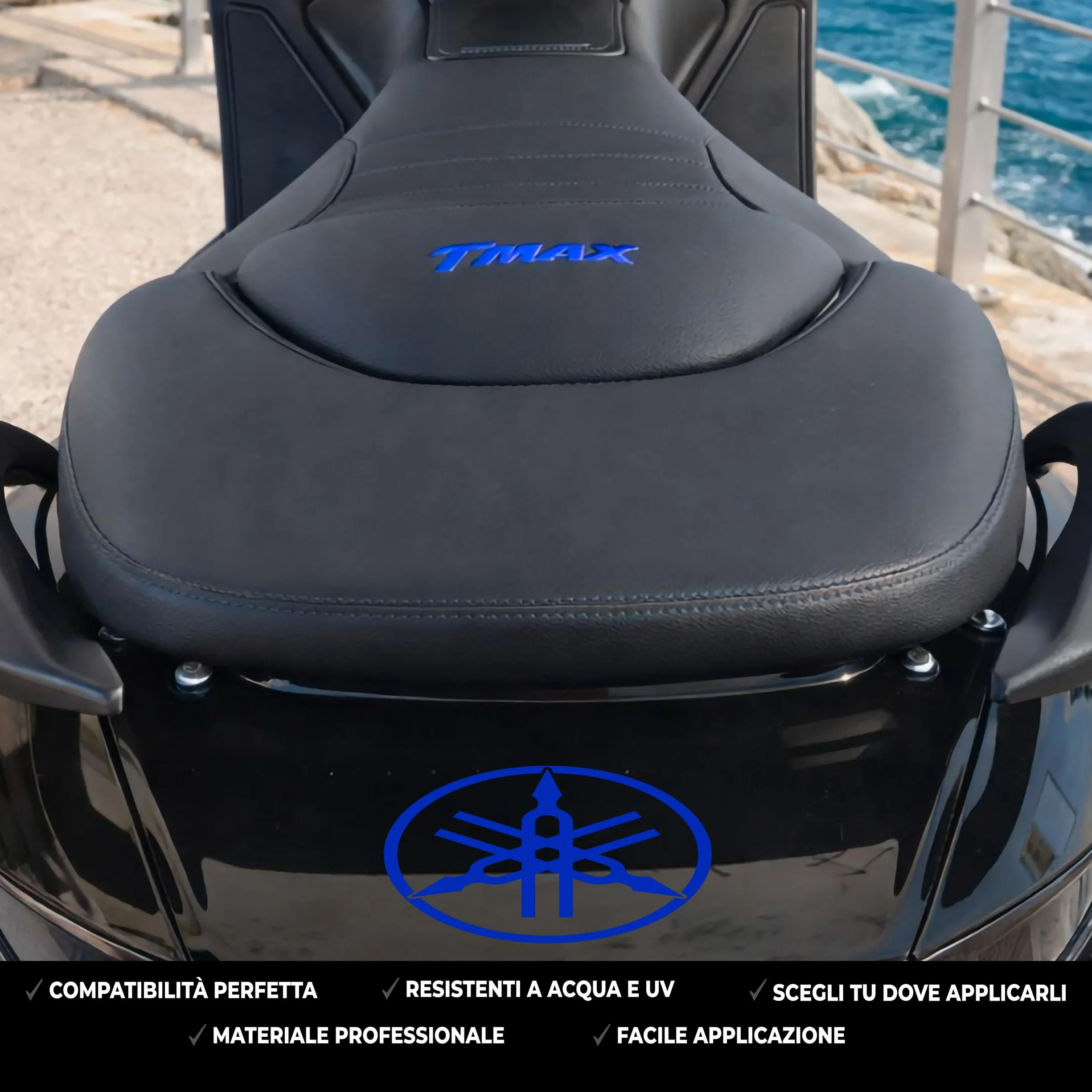 Adesivi Compatibili con Yamaha TMAX 500/530 / 560 – Kit Sticker Moto Scooter in Vinile Alta Qualità – Impermeabili, Resistenti UV – Facile Applicazione – Vari Colori