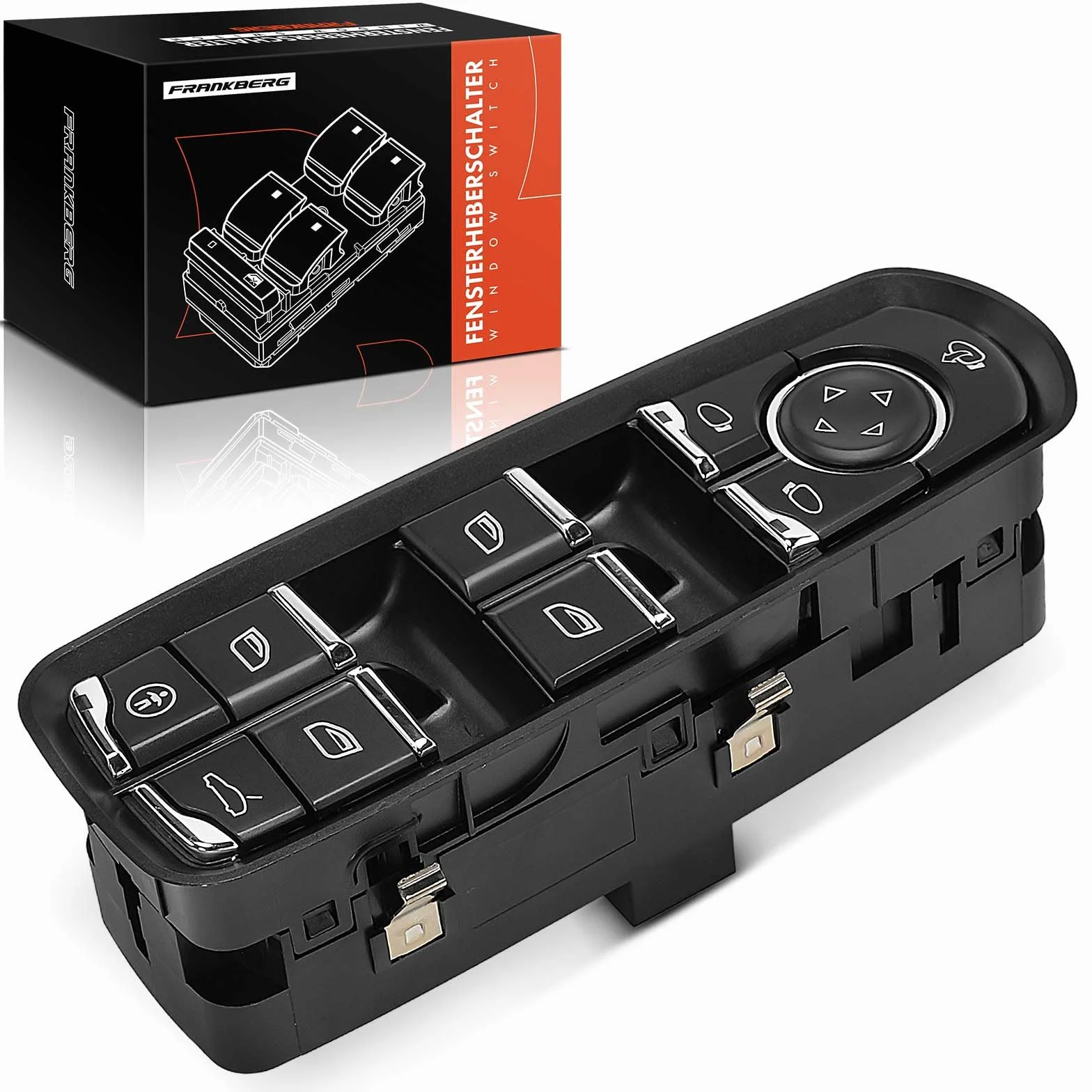 Frankberg Interruttori alzacristalli Compatibile con Cayenne 92A Macan 95B Panamera 970 7PP959858AFDML