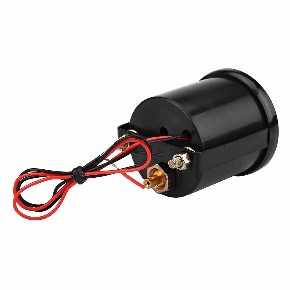 Aramox Manometro Turbo Boost universale 52 mm, quadrante fumé, Kit manometro turbo digitale