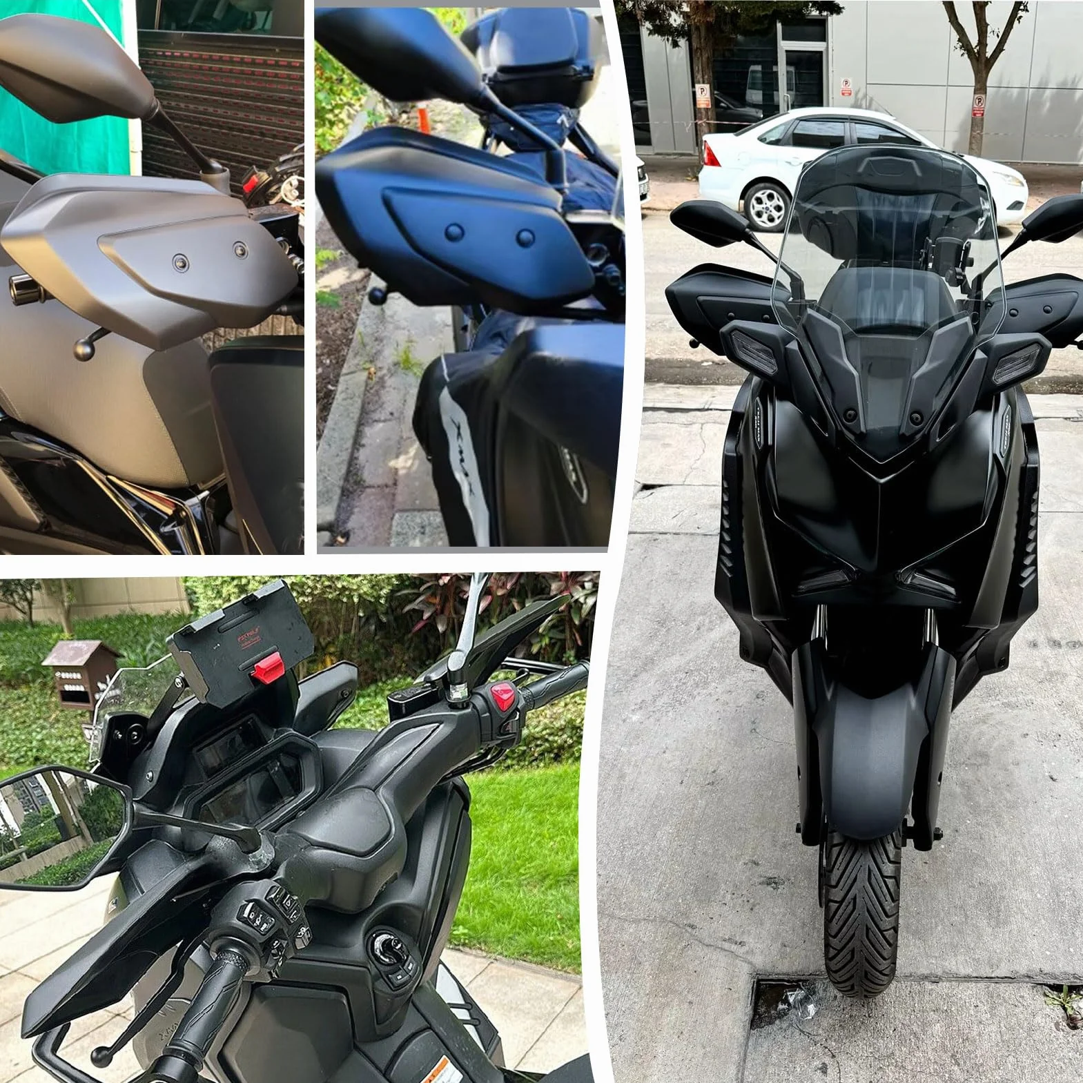 Accessori per moto Paramani compatibili per X-MAX 125/250/300 XMAX250 2023-2025 Protezione manubrio Paramani Coprimani