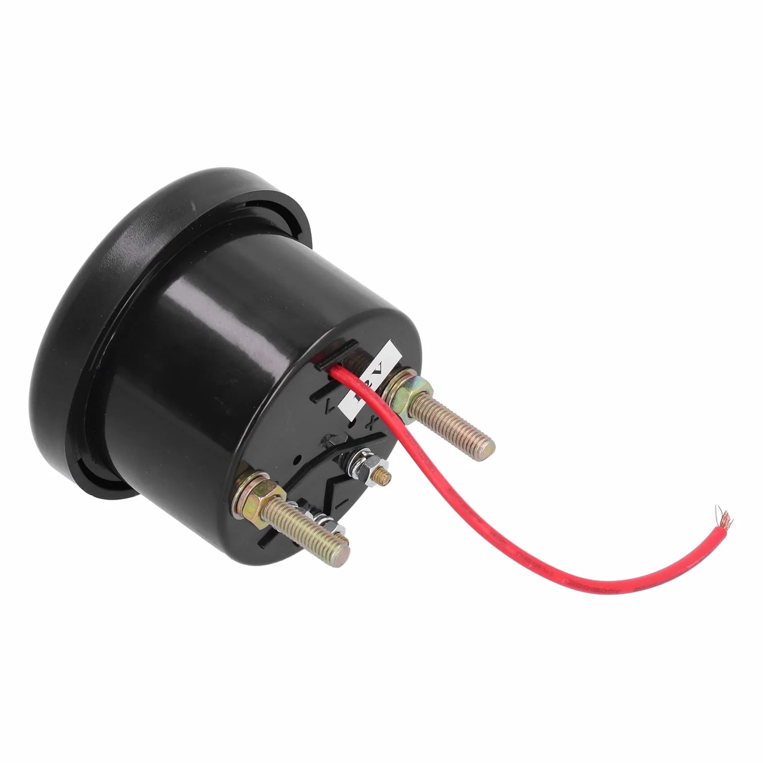 Aramox Manometro Dell'olio, Puntatore del Manometro Dell'olio per Motori Marini Retroilluminazione a LED con Spia del Sensore di Avvertimento 12V