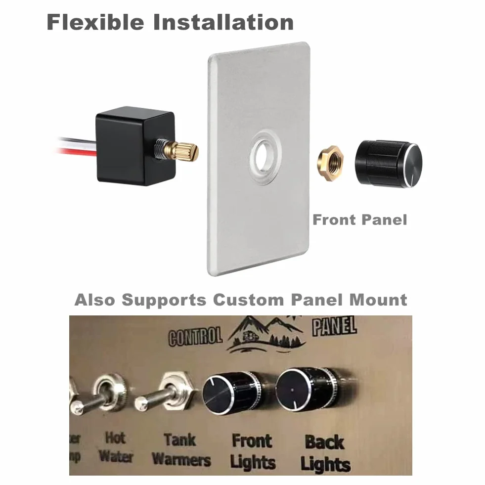 acegoo Dimmer LED DC 12V PWM Interruttore per Barca Camper Caravan Auto