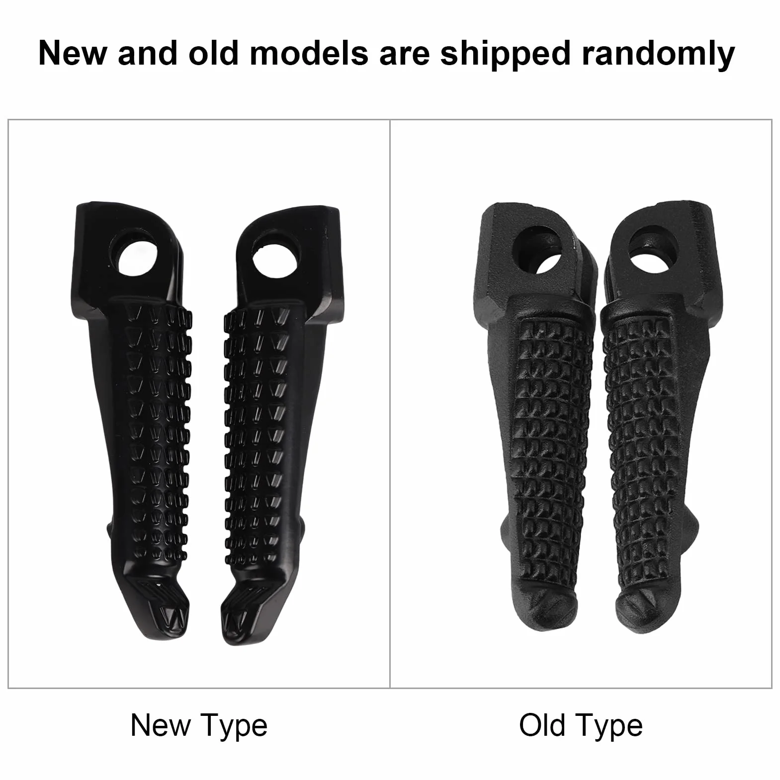 Er6 Pedane Mt07 Pedane Moto Nero per Z800 Z750 Riposo Pieds e Z1000 Pied Av Zx9r Reposapies Moto Speedfight 2 Fussrasten Sozius