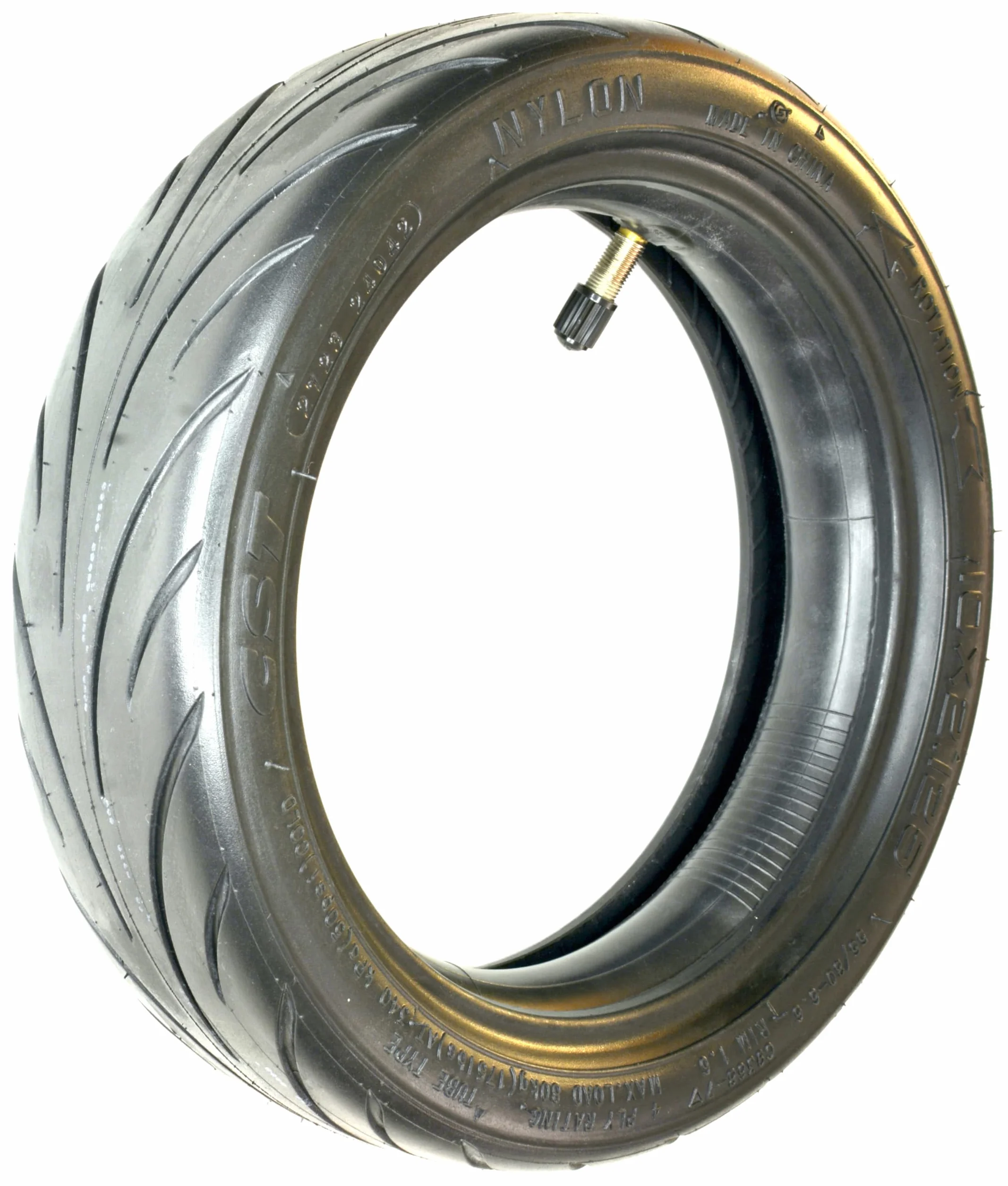 Pneumatico e fotocamera 10 x 2,125 pollici, 55/80-6,6 pollici, per monopattino elettrico