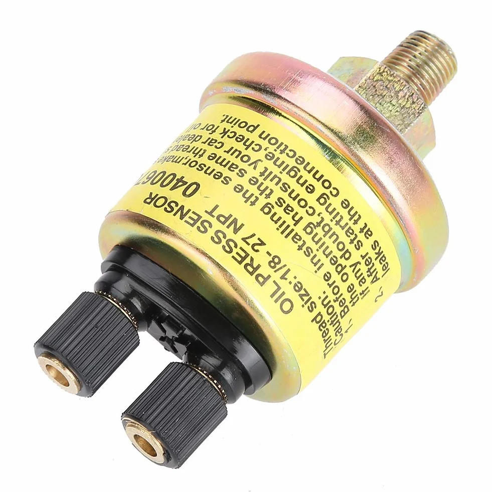 Ever Sensore Di Pressione Olio Motore Auto ES-100 Universale 1/8 NPT Per Indicatore Aftermarket