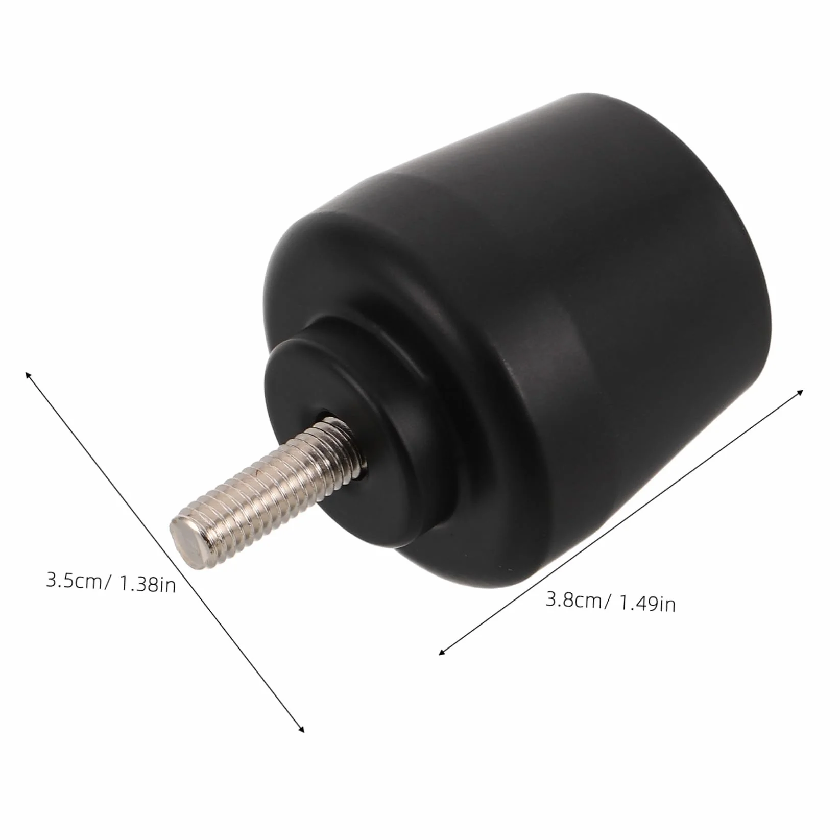 Mikikit Tappi Terminali Manubrio Moto in Metallo Nero M6 Funzione Anti-vibrazione e Rimozione Facile, per Dirt Bike e Scooter