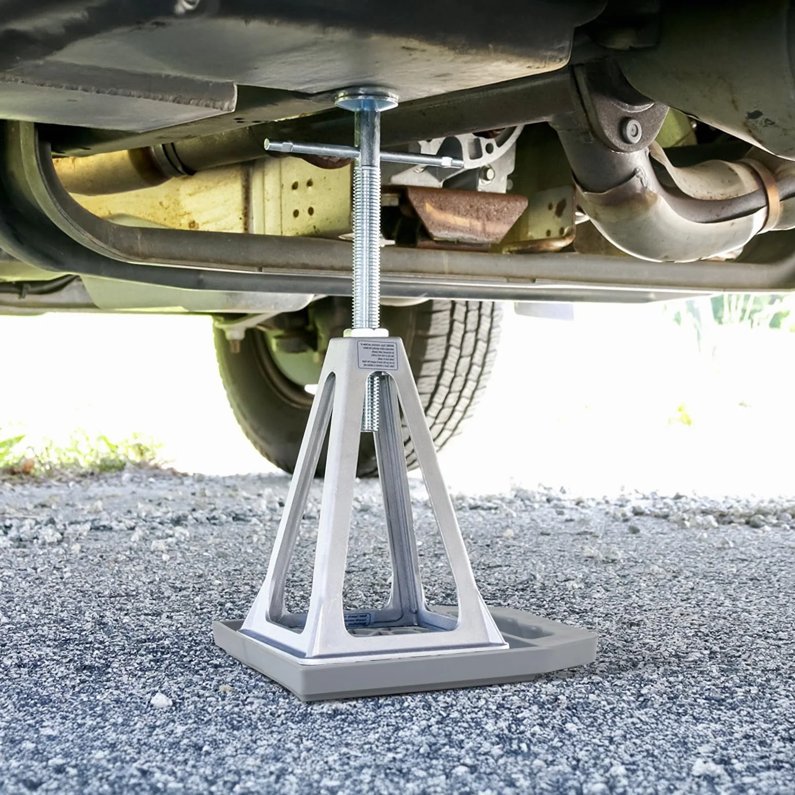 Set di 4 piastre di supporto per roulotte 23x17x2cm impilabili con maniglia stabilizzatrici