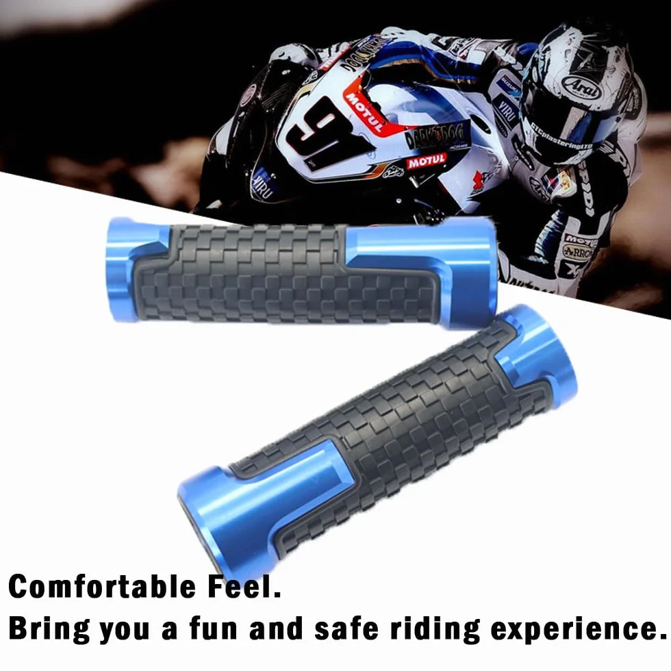 Maniglia per motociclette 22mm 7/8'' CNC Forza 125 250 300 750 Blu