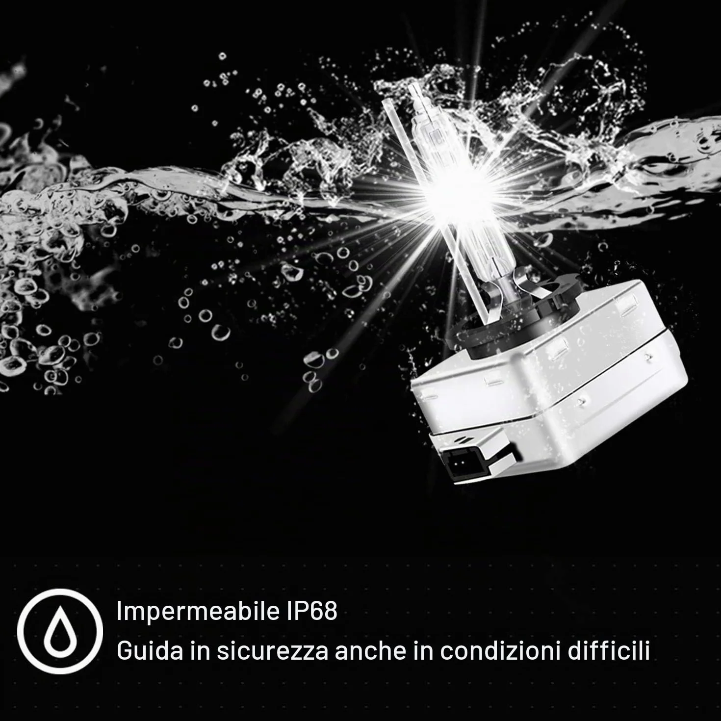 WinPower D1S Bixenon Lampade HID 6000K White Luce 35W 85V Extreme Vision, 2 Pezzi