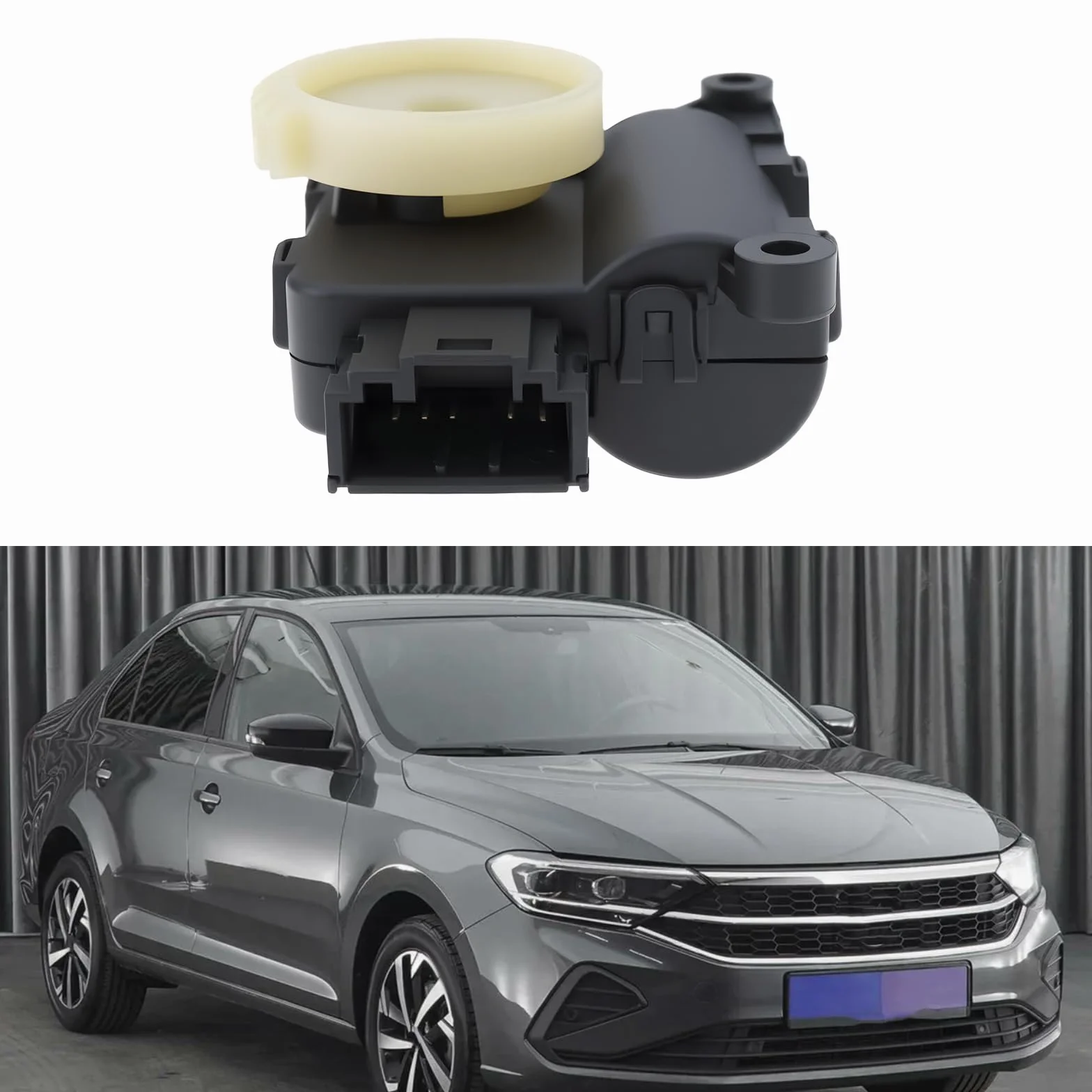 ECSiNG Attuatore Controllo Clima Auto 6R0907511 6Q0907511C Compatibile VW Polo 2002-2022