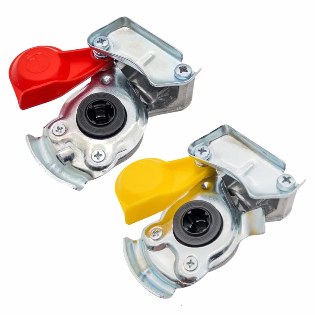 Testina frizione M22 con valvola rosso-giallo set idraulico doppia linea aria compressa filettatura M22x1,5