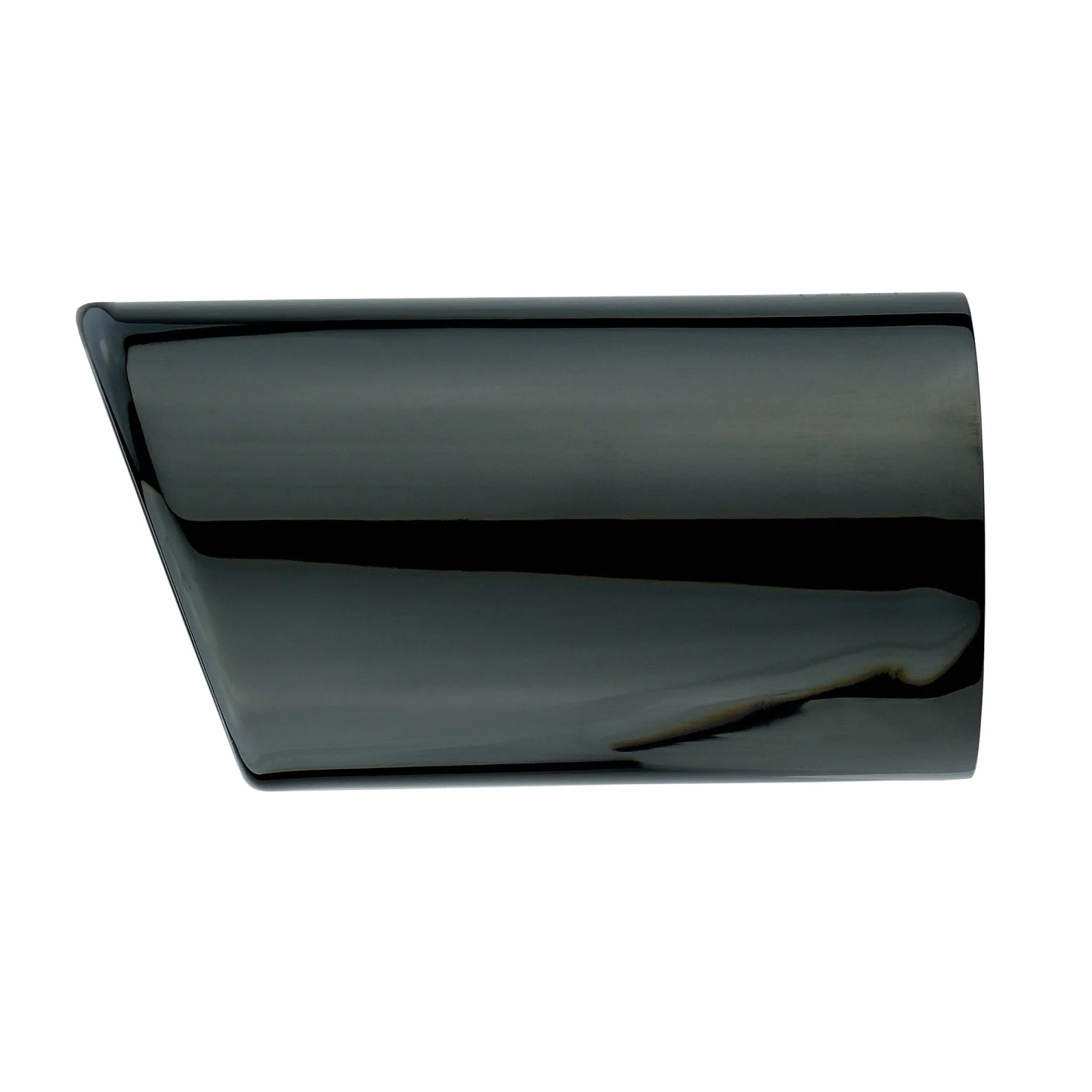 Terminali di Scarico in Acciaio Inox L&P A293 Nero Lucidato Cromato