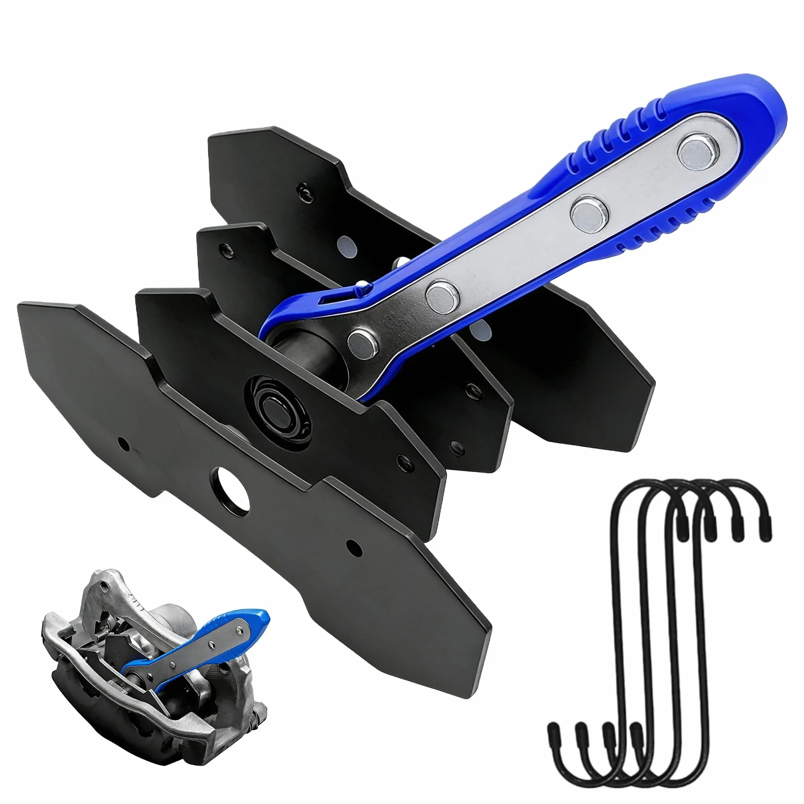 Pinza freno a cricchetto, set con 4 ganci di ricambio per riparazioni freni auto