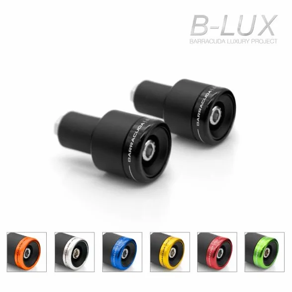 BARRACUDA MOTO COPPIA ANTIVIBRANTI B-LUX ARGENTO ALLUMINIO ANODIZZATO
