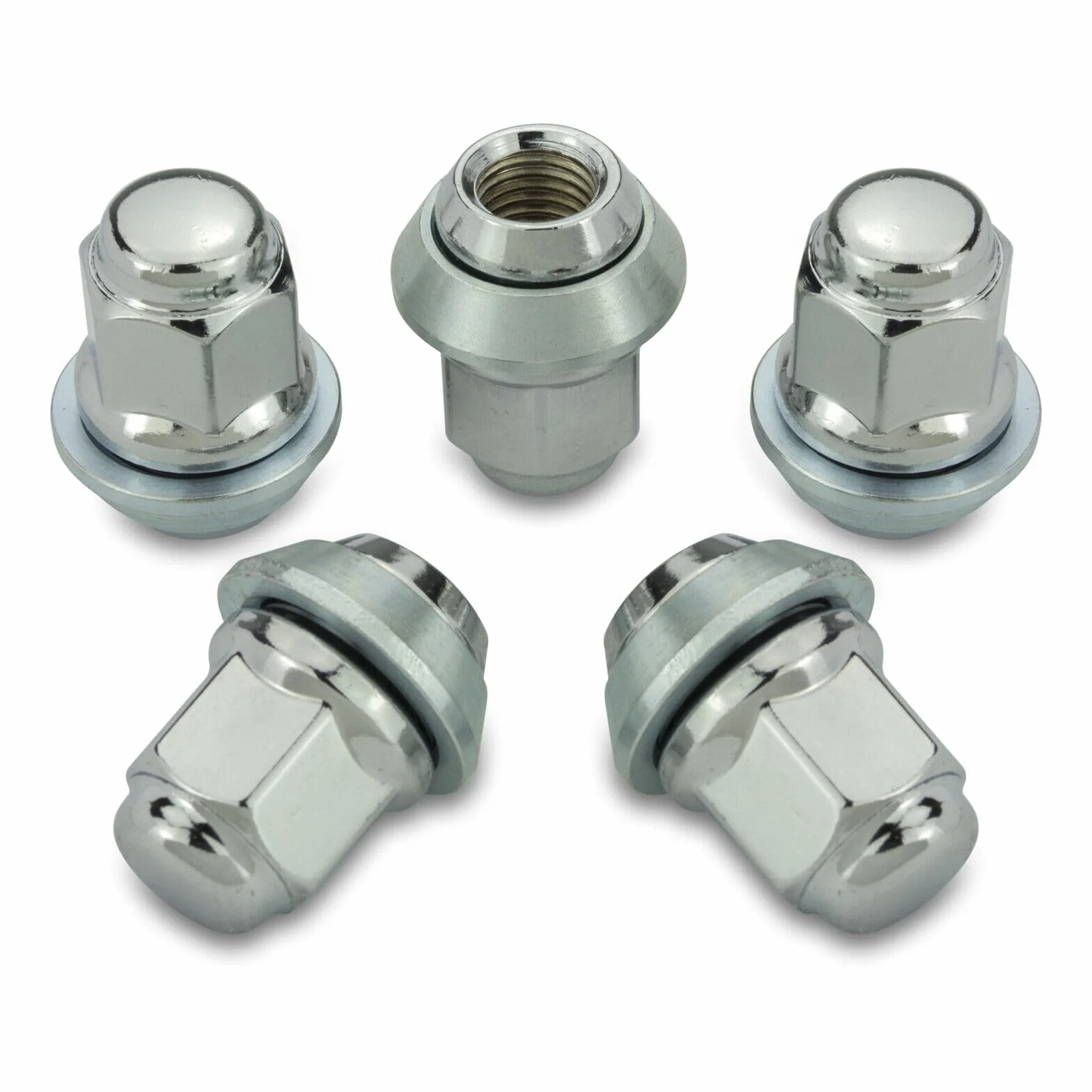 20 Dadi per Ruota I OEM Originali FO Cerchi in Lega I M12 x 1,5 x 30 l, Cono Conico D = 28 mm