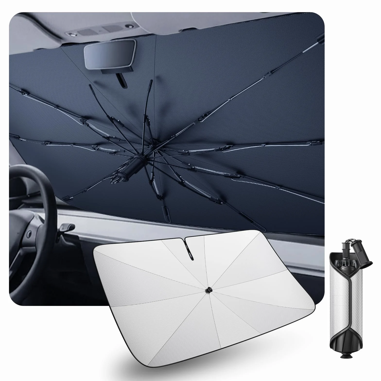 [2026 Aggiornamento] CDEFG Compatibile con Kia Sportage NQ5 2022-2025 2026 Parasole Coperture Parabrezza Parabrezza Anteriore Parasole Accessori