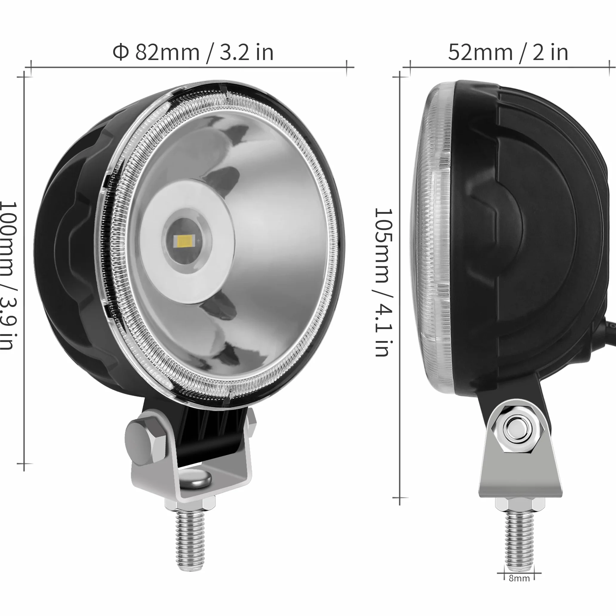 LED da Lavoro 3 Pollici 12V 24V Faretto Supplementare IP67 Impermeabile