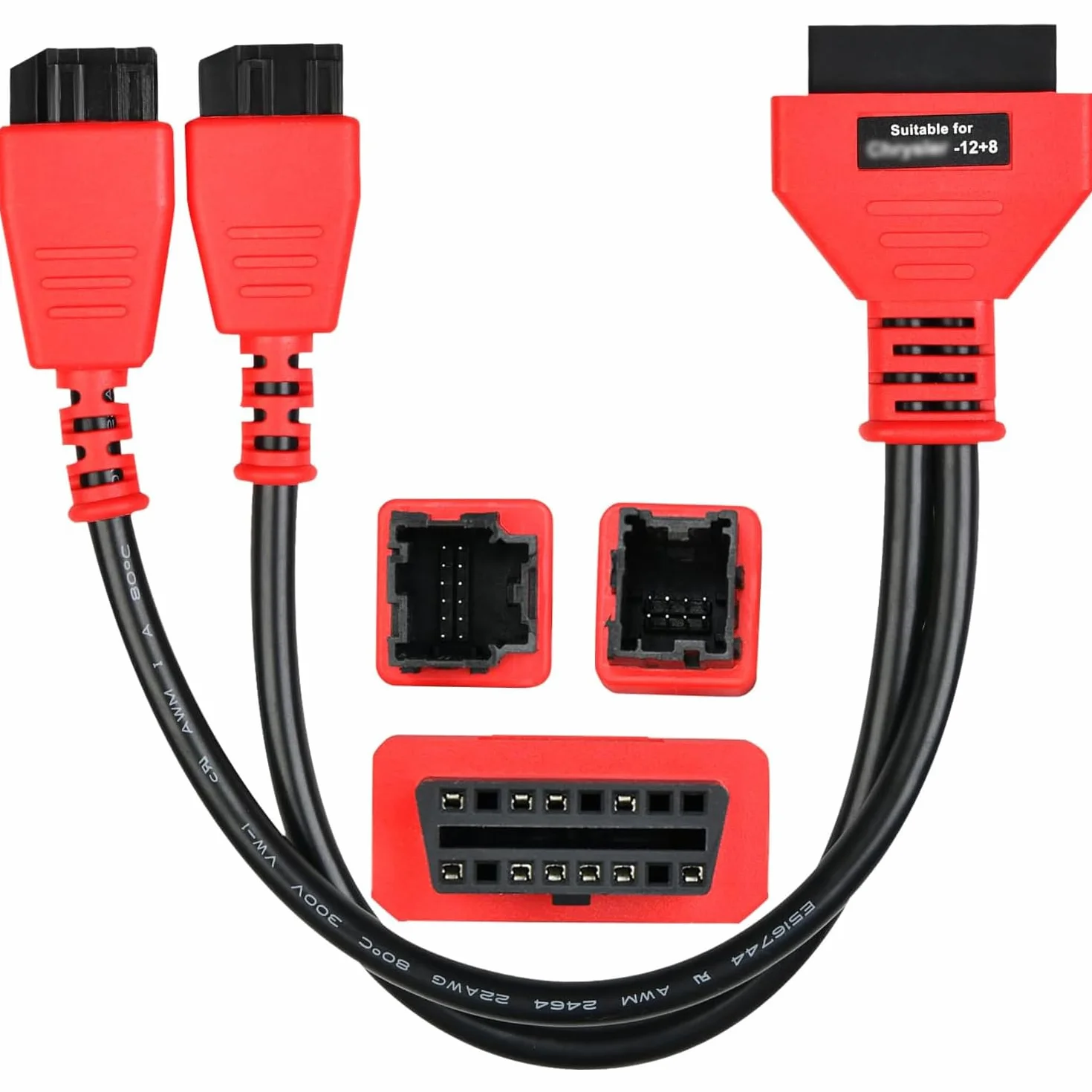 Adattatore FCA 12+8 per Dodge Jeep Fiat Alfa Lancia, Cavo Programmazione Bypass Gateway