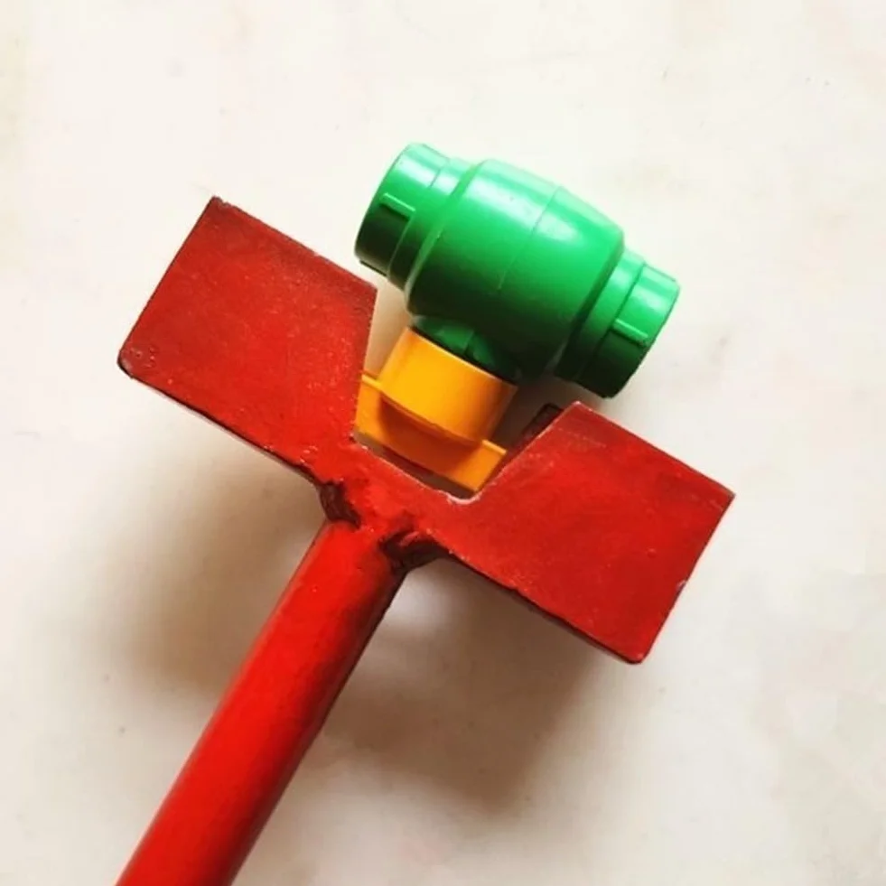 Asta di prolunga per valvola a sfera in acciaio PVC, stelo di estensione per pozzi profondi, 30 cm, 60 cm, maniglia a doppio orecchio, design a tubo rotondo, maniglia a T per operazioni di condotte