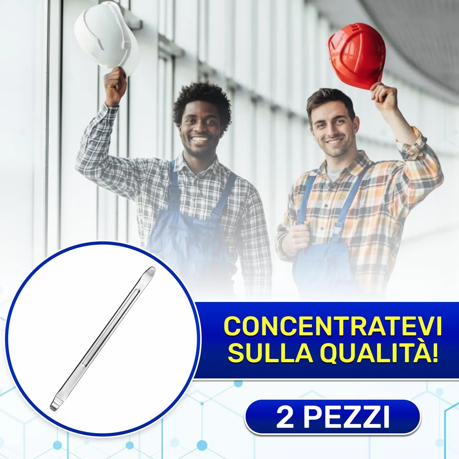 Leve Smontagomme 400 mm Acciaio Cromo-Vanadio Rivestimento Cromato MONTERAL 2 Pezzi
