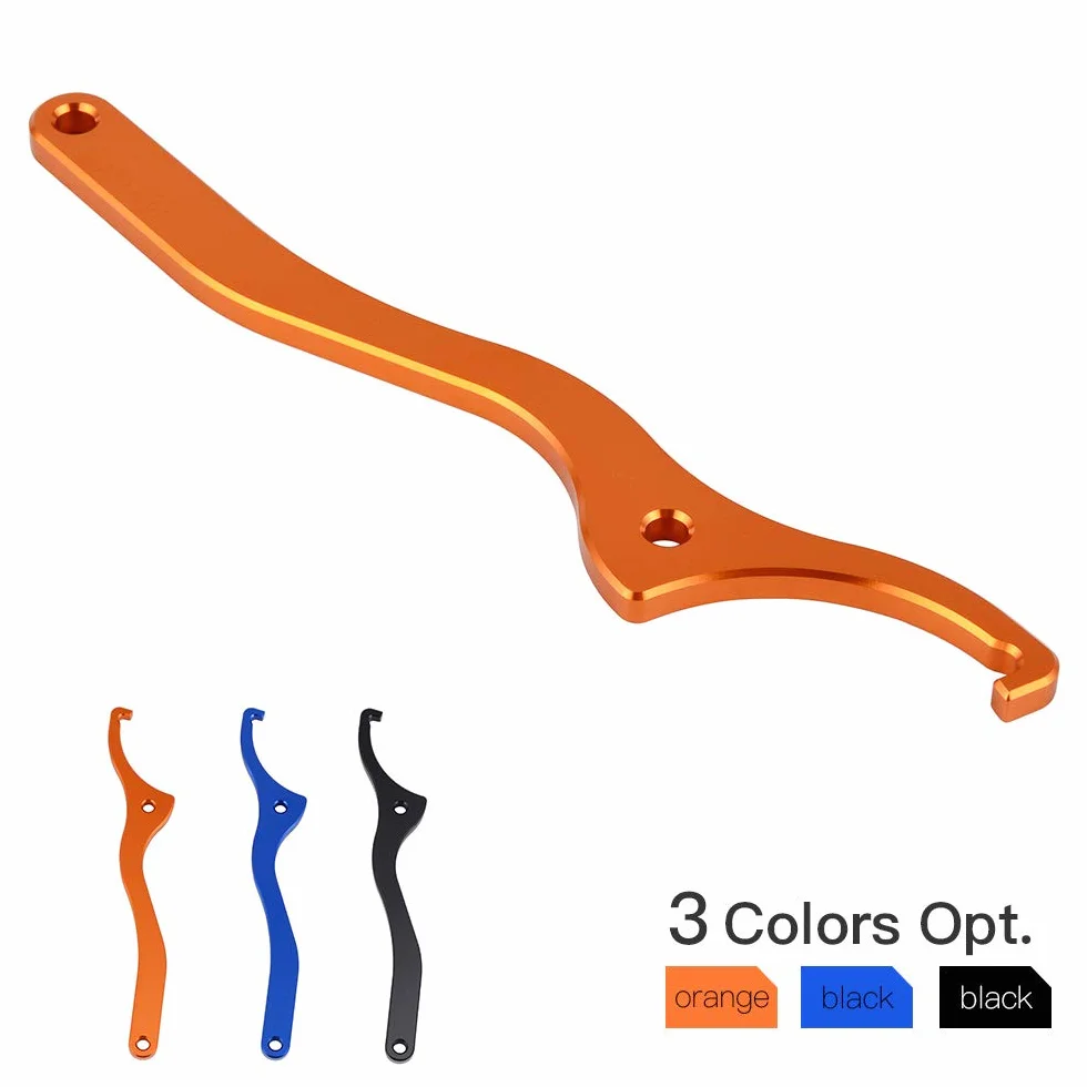 NICECNC Chiave ammortizzatore arancione WP Shock compatibile con KTM 16-22 125-450 SX SX-F XC XC-F 17-22 125-500 tutti i modelli ENDURO, compatibile con Husqvana 125-501 TE FE TC FC TX FX 7-22, vedi