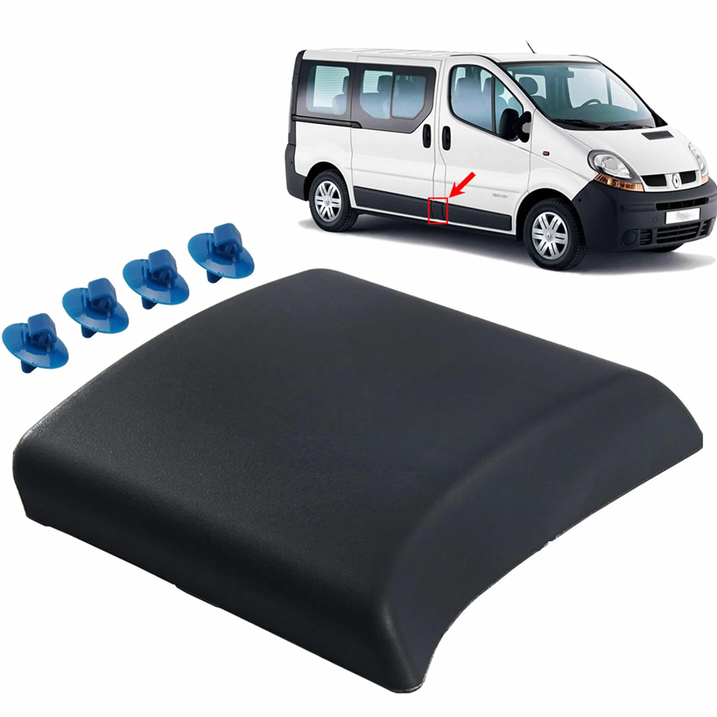 Modanatura di Protezione Laterale Destra Compatibile Vauxhall Vivaro Renault Trafic Nissan Primastar 2001-2014
