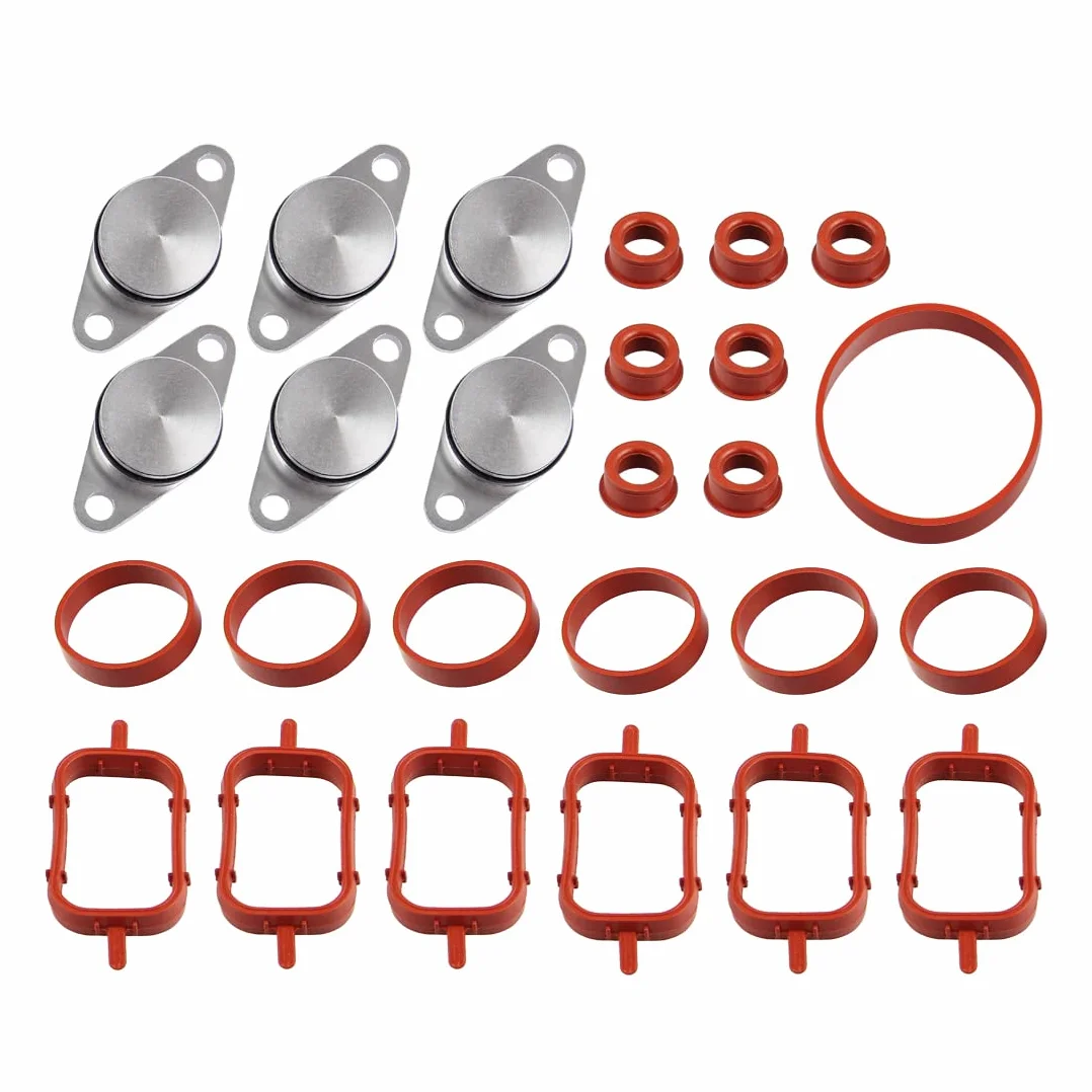 DOCAS 6 x 22 mm Set di Guarnizione Collettore di Aspirazione 11612246949 per E87 E46 E90 E91 E92 E93 E39 E60 E83 E53