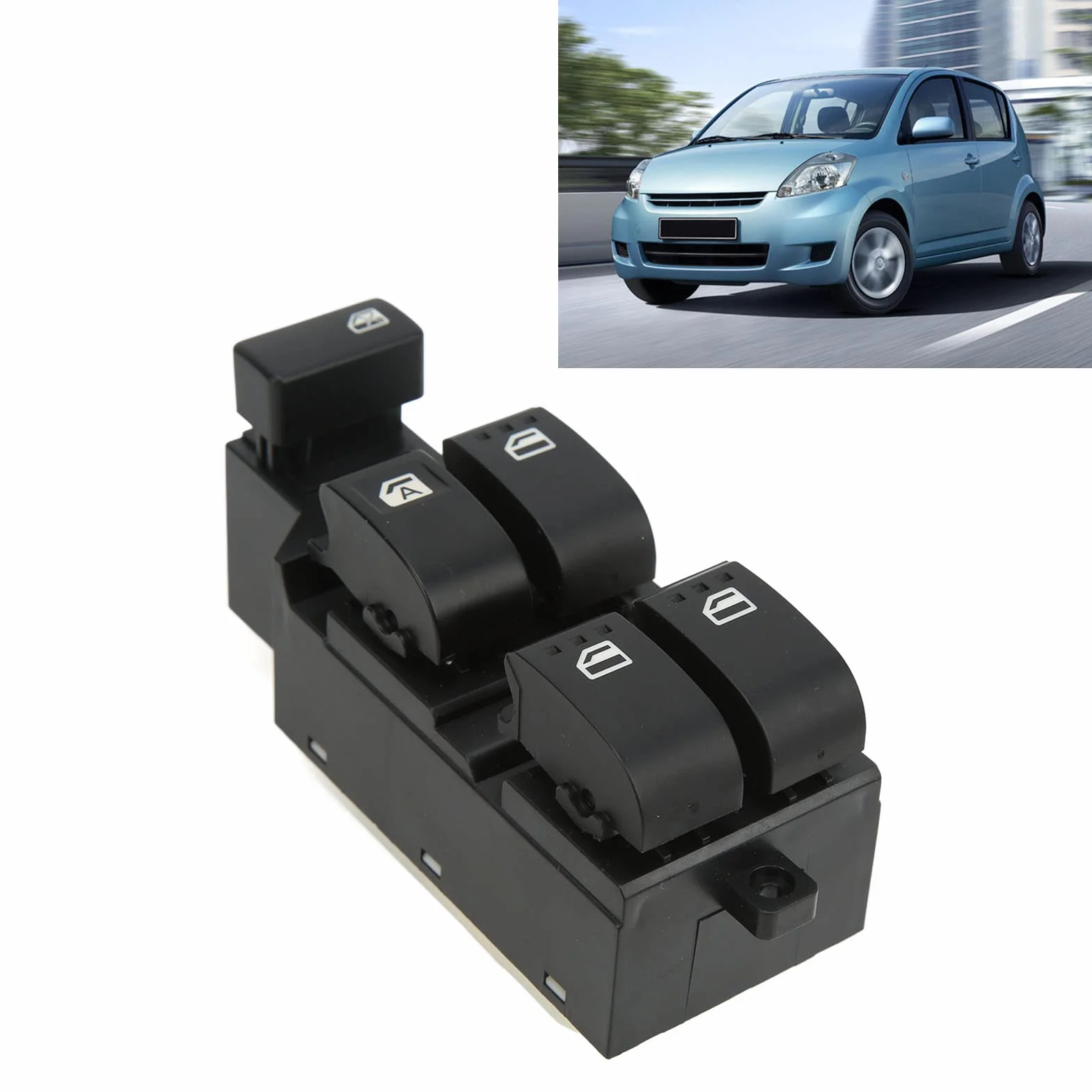 Interruttore Alzacristallo Elettrico, Interruttore Alzacristallo Elettrico Principale Lato Guida Anteriore Sinistro 84820 B4030 Sostituzione Rapida ABS Per Daihatsu Terios popular