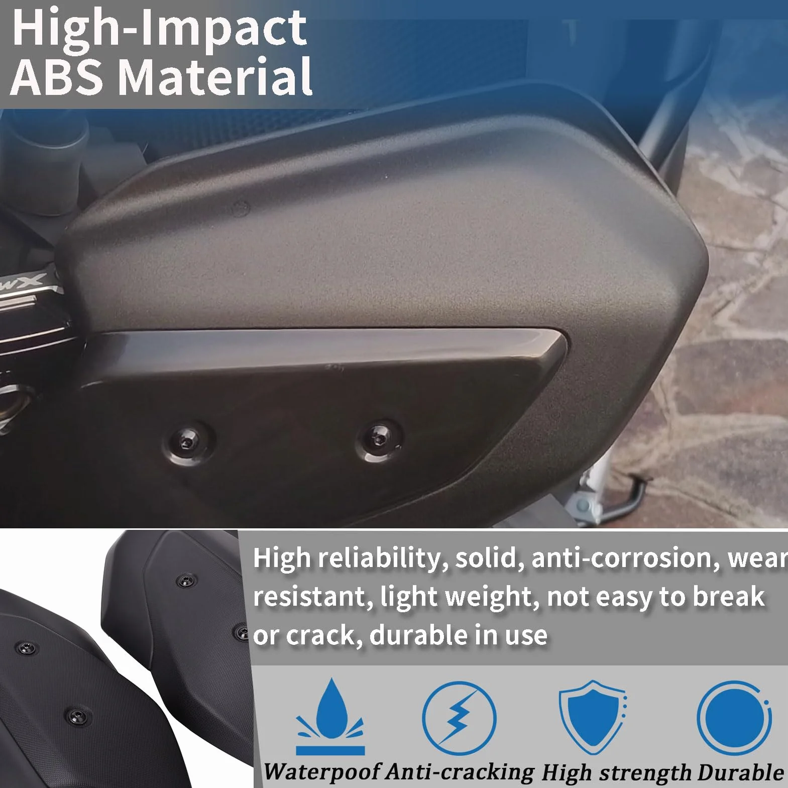 Accessori per moto Paramani compatibili per X-MAX 125/250/300 XMAX250 2023-2025 Protezione manubrio Paramani Coprimani