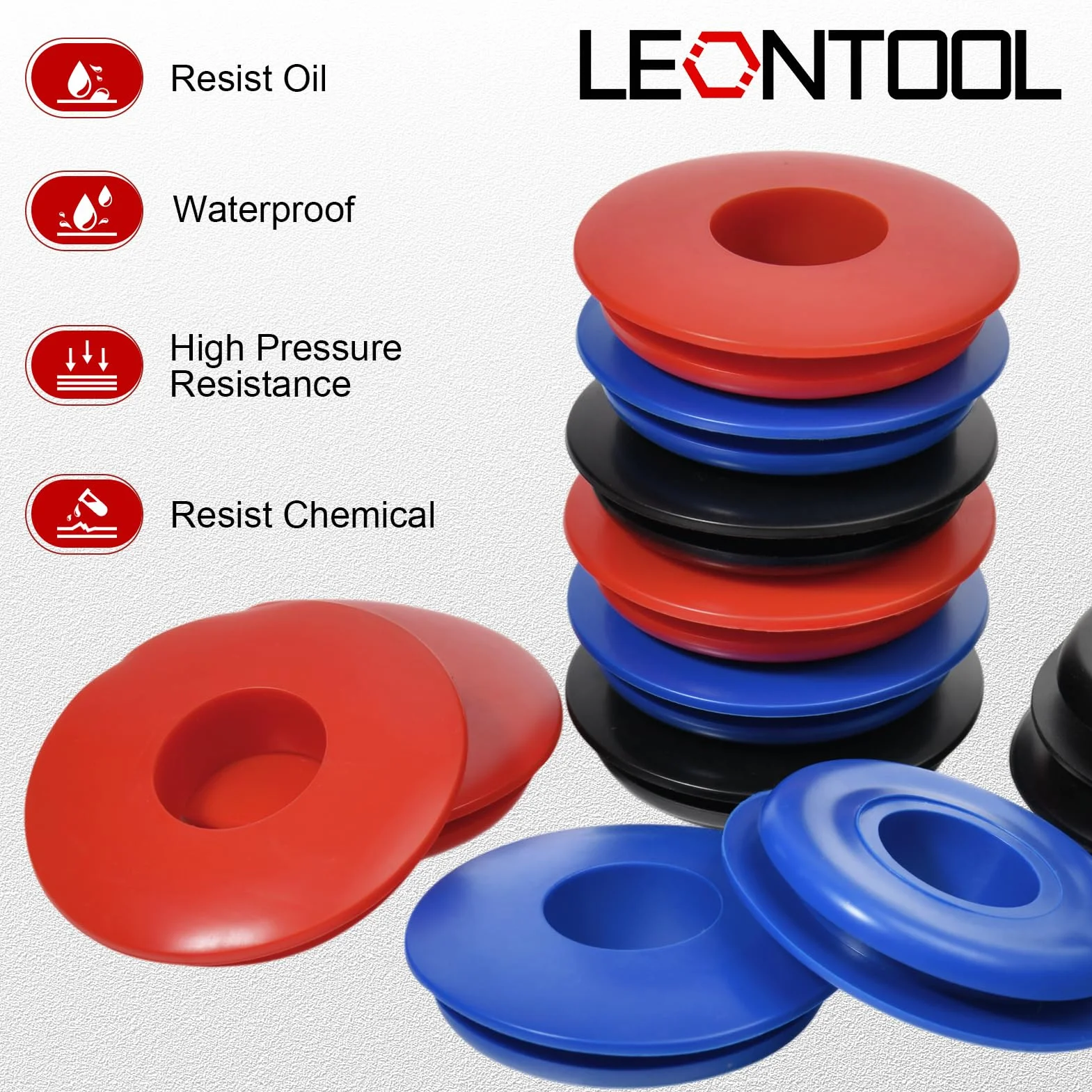 LEONTOOL Gladhand Guarnizioni in gomma per semirimorchi rimorchi trattori freno tubo dell'aria