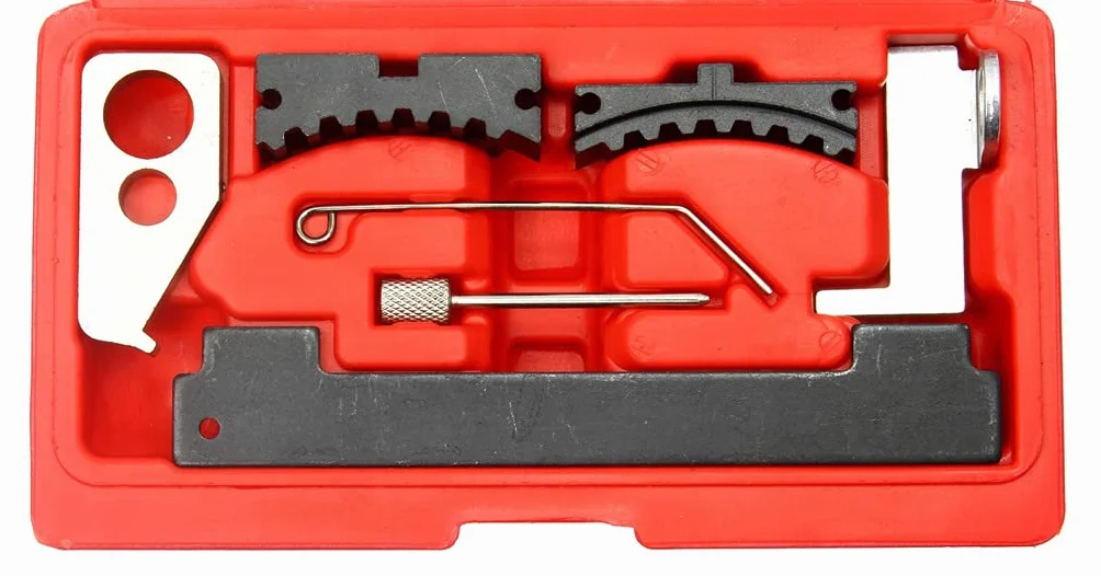 Kit Set Messa in Fase per Motori Opel Fiat Alfa Chevrolet 7 Attrezzi Utensili per Regolazione Albero Came Chinghia